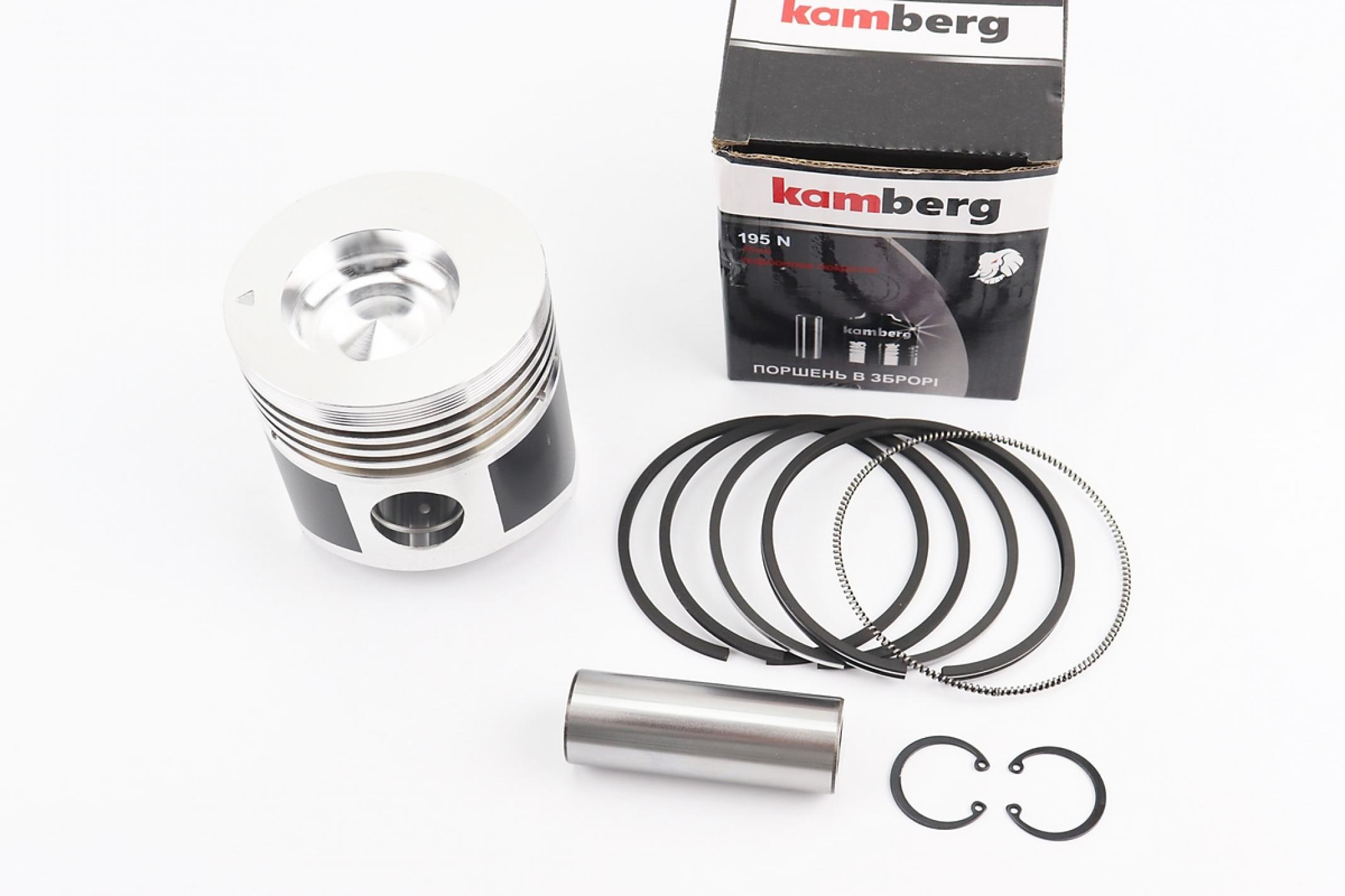 Поршень к-кт R195N 95mm STD (форкамера Конус) тефлоновое покрытие KS