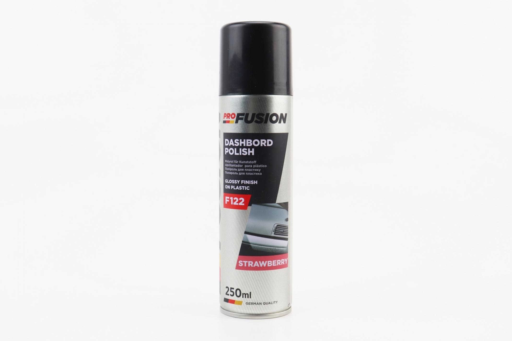 Полироль для пластика с ароматизатором (клубника) DASHBOARD POLISH, Аэрозоль 250ml KS-2