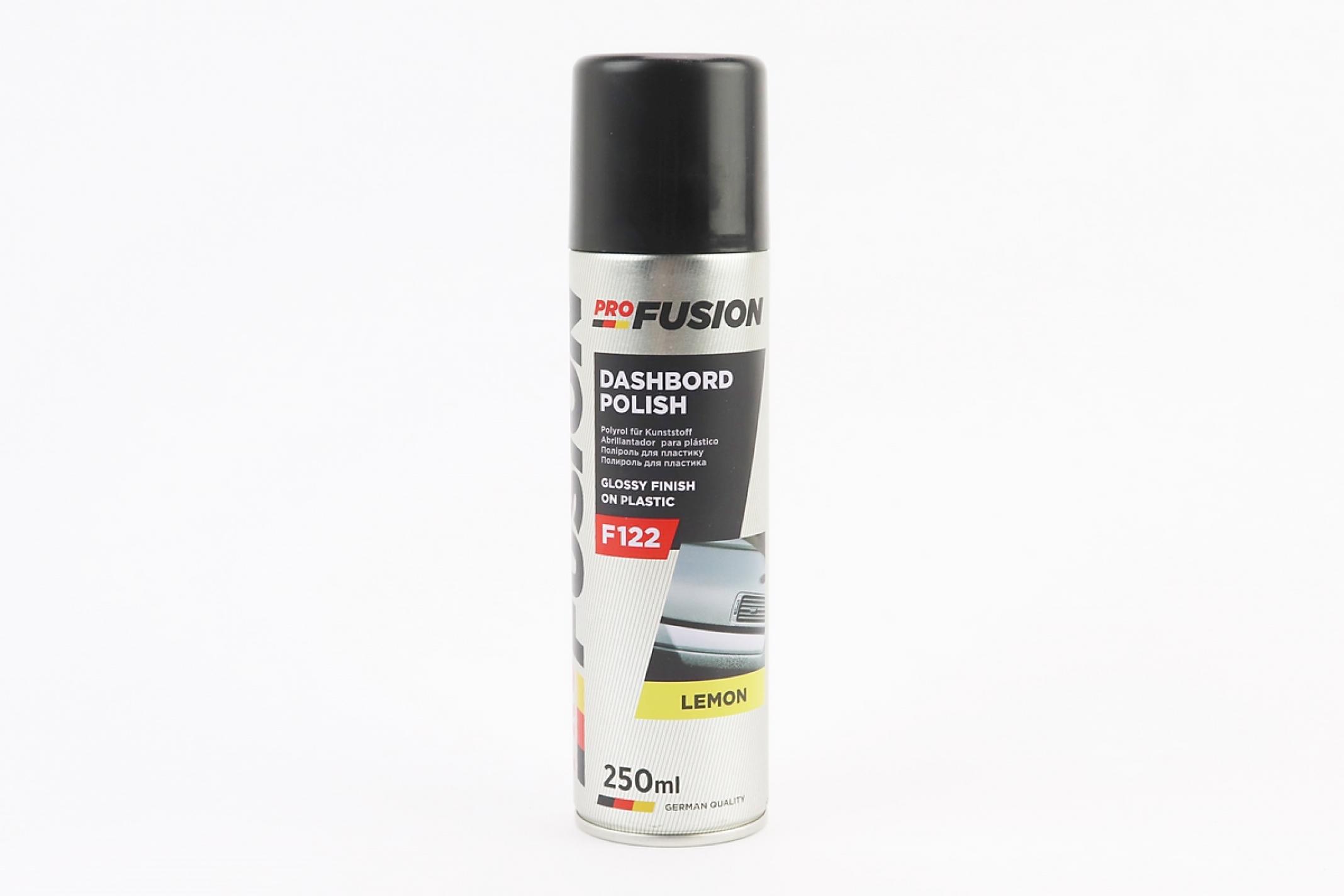 Полироль для пластика с ароматизатором (лимон) DASHBOARD POLISH, Аэрозоль 250ml KS