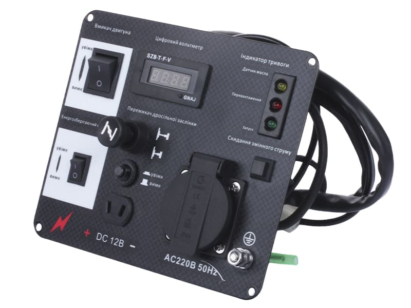 Панель приборов (в сборе) бензогенератора 3.5 KW/3.8 KW AMG