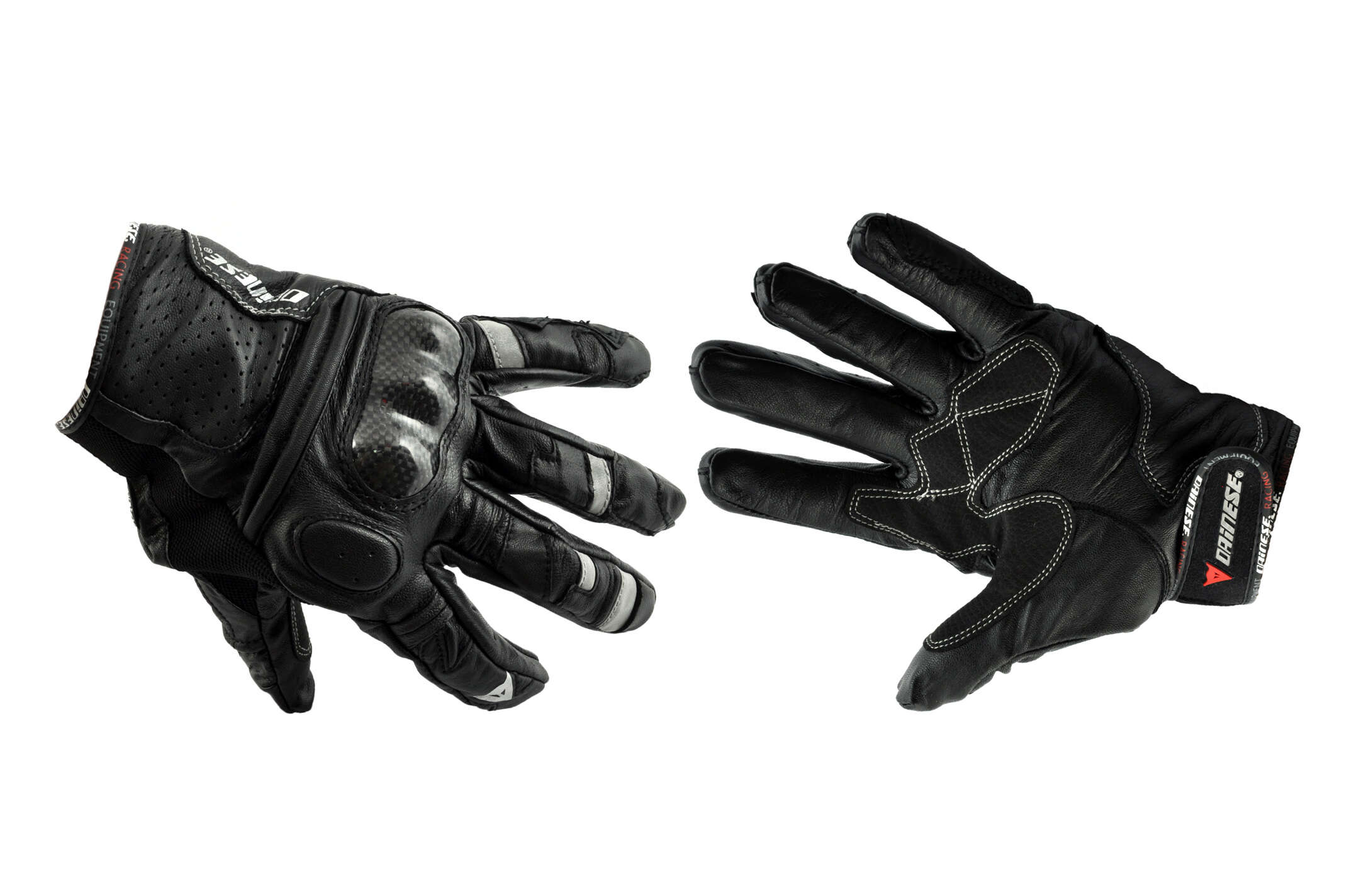 Перчатки DAINESE (mod:ALP-2, size:XL, черные, кожа, карбон)