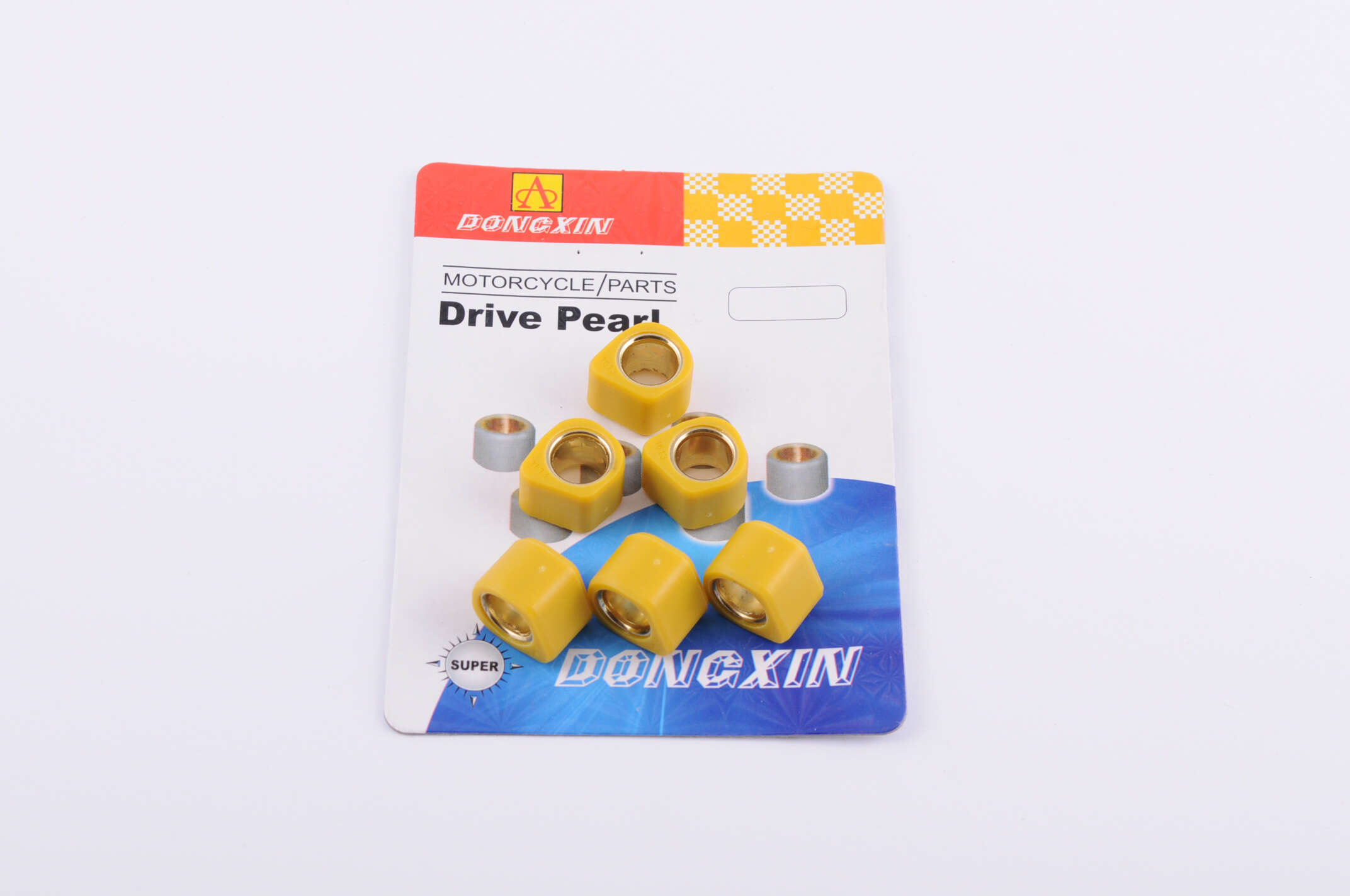 Ролики вариатора (тюнинг) Honda 16*13 7,5г (желтые) DONGXIN