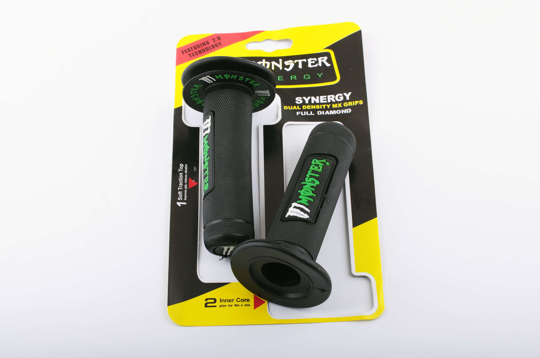 Ручки руля (зеленые) MONSTER ENERGY