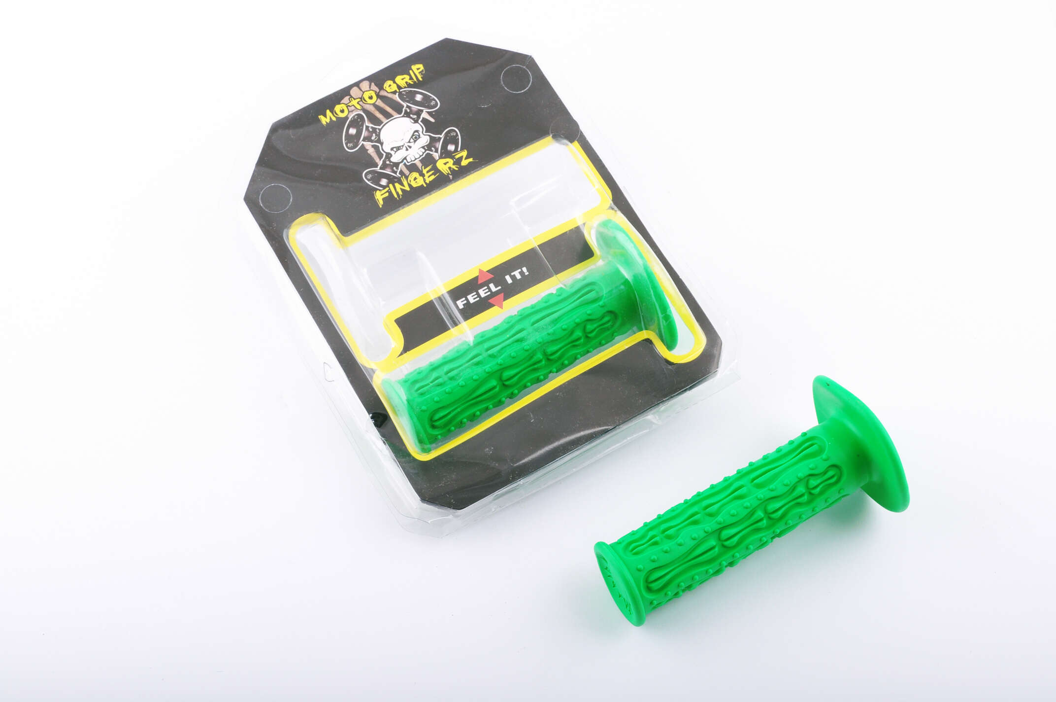 Ручки руля (mod:2, зеленые) MOTOGRIP