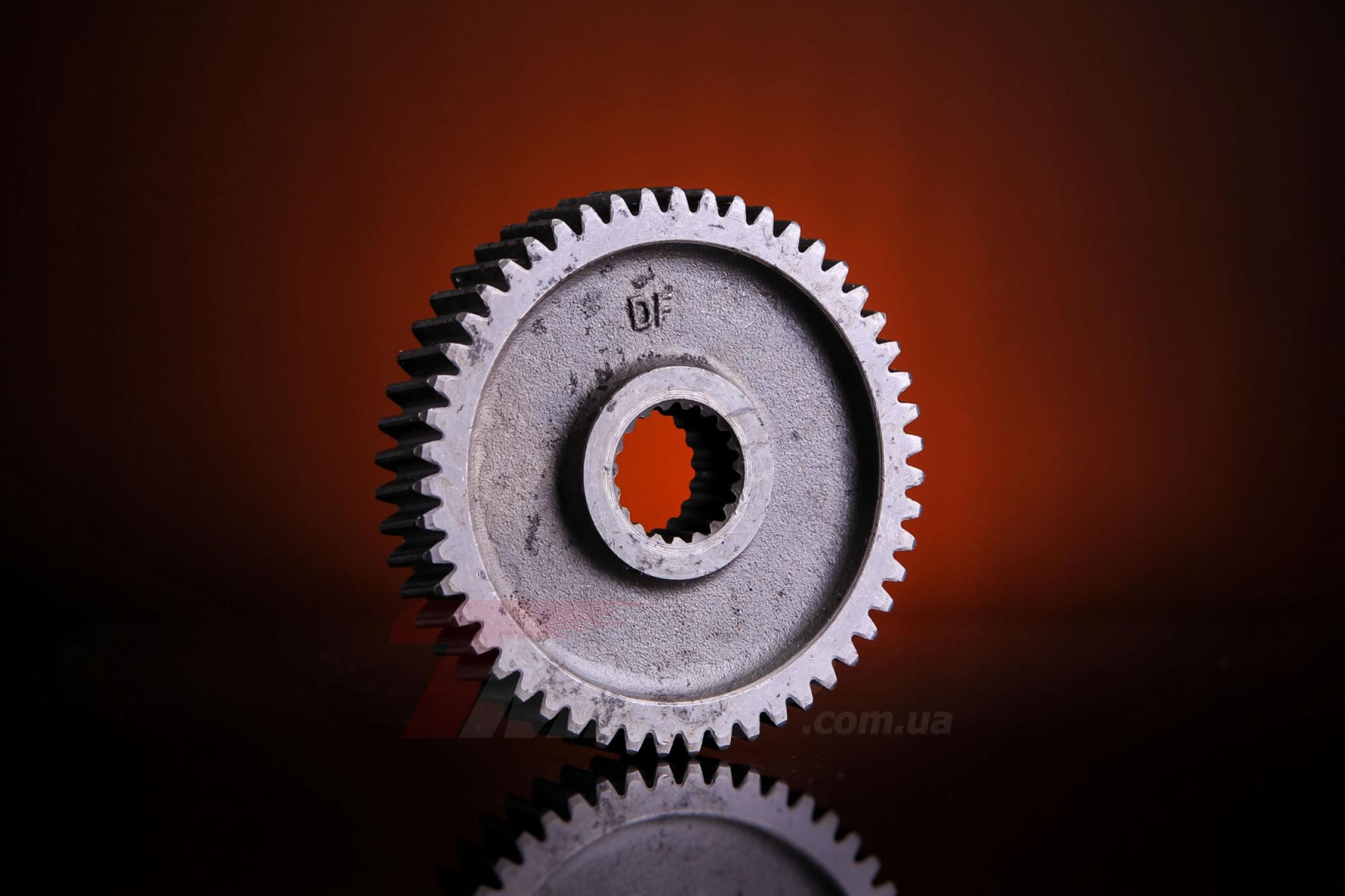 Редуктор (в сборе) 4T GY6 50 (короткий, под один амортизатор) EVO
