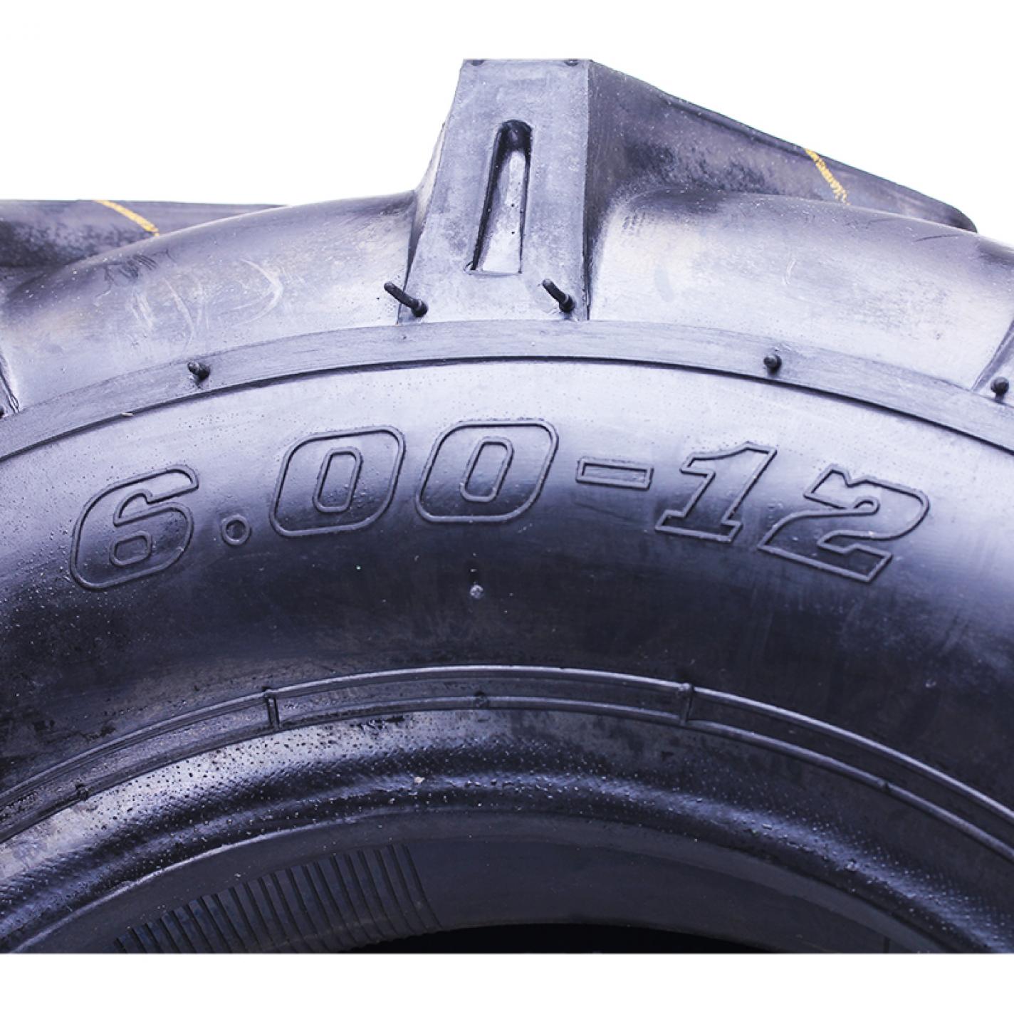 Шина 6,00 -12 TT елочка 6 PR, 9,2 кг (с камерой) AMG-6