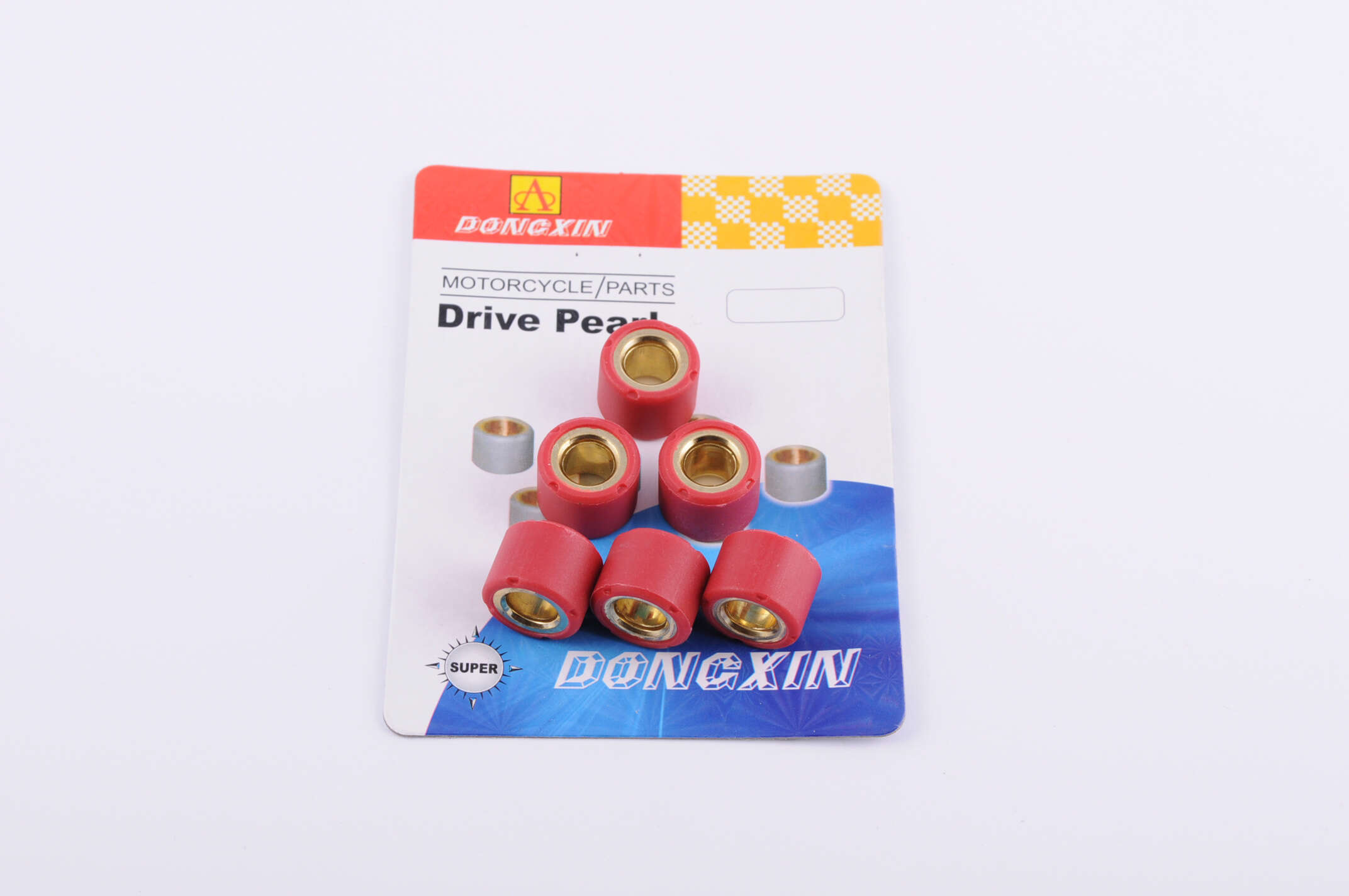 Ролики вариатора Honda 16*13 7,5г (красные) DONGXIN