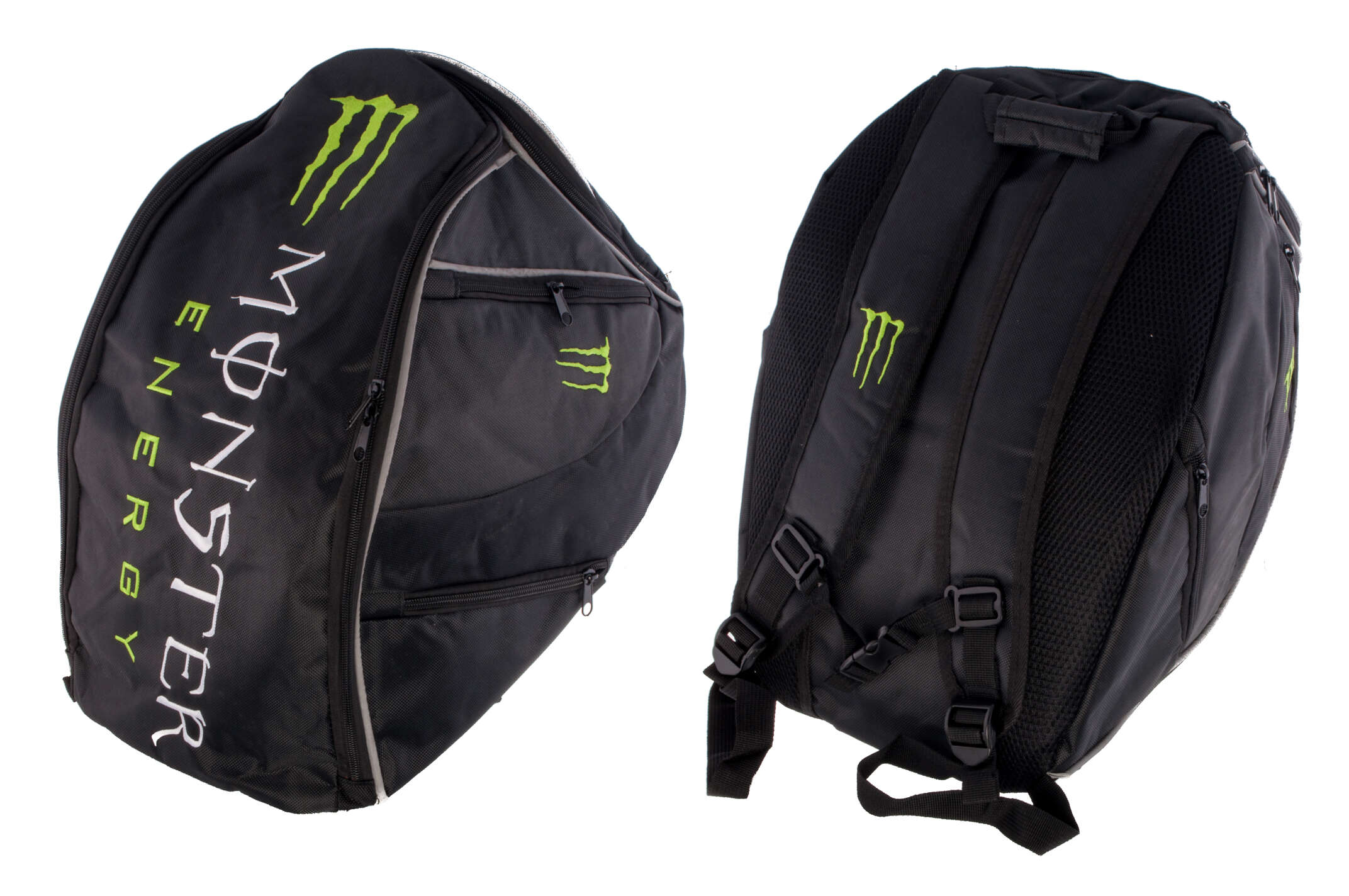 Рюкзак (черно-зеленый) MONSTER ENERGY
