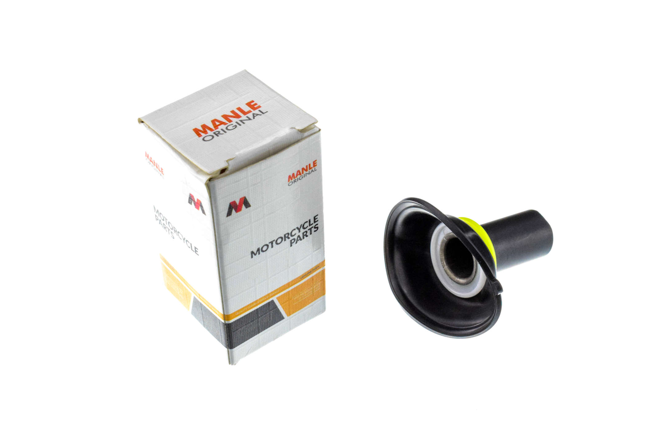 Мембрана карбюратора (с заслонкой) 4T GY6 80 (Ø18mm, основная с выемкой) MANLE