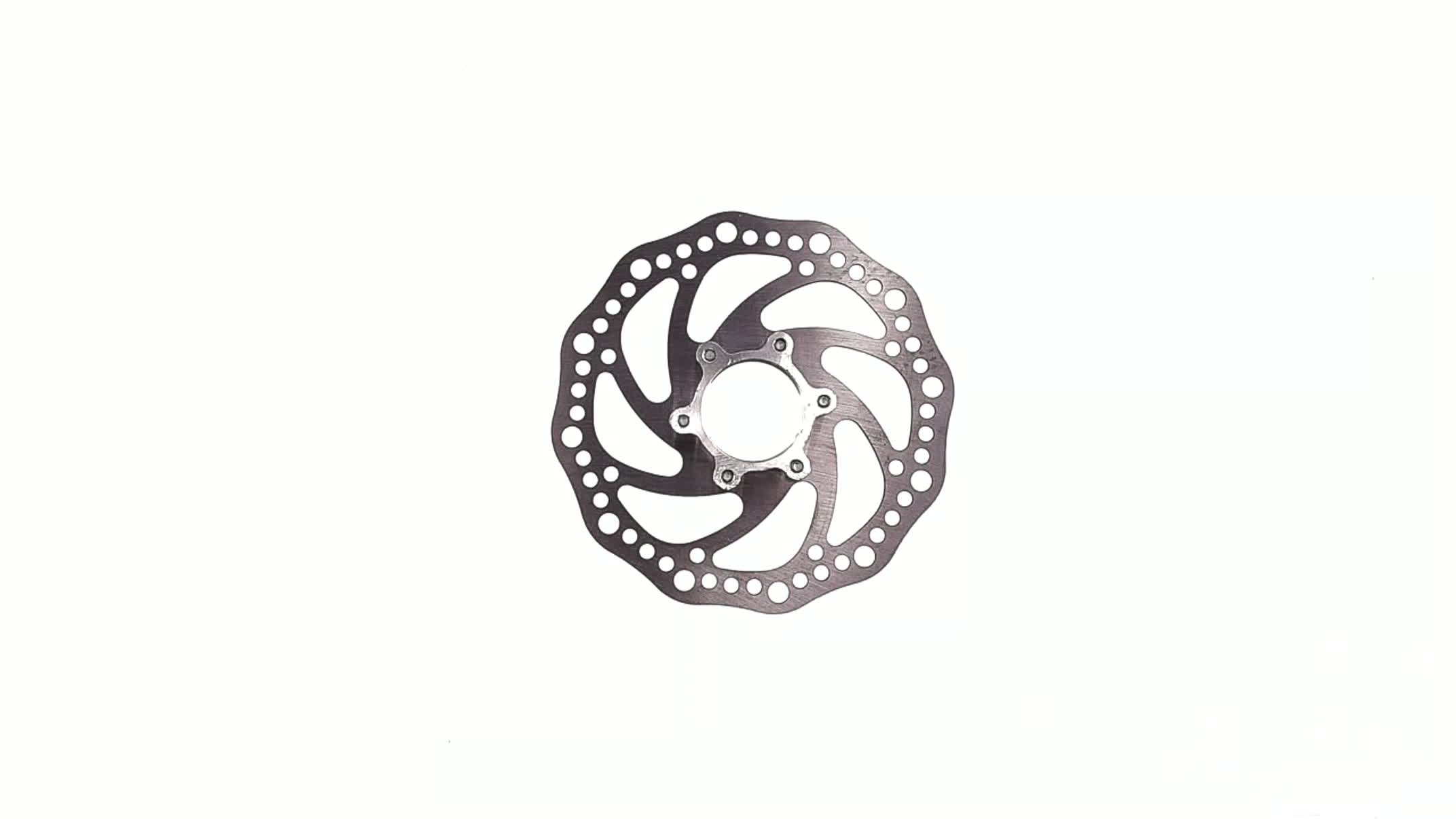 Диск тормозной велосипедный (mod:BL-028, Ø140mm, на 6 болтов) (+преходник) DS