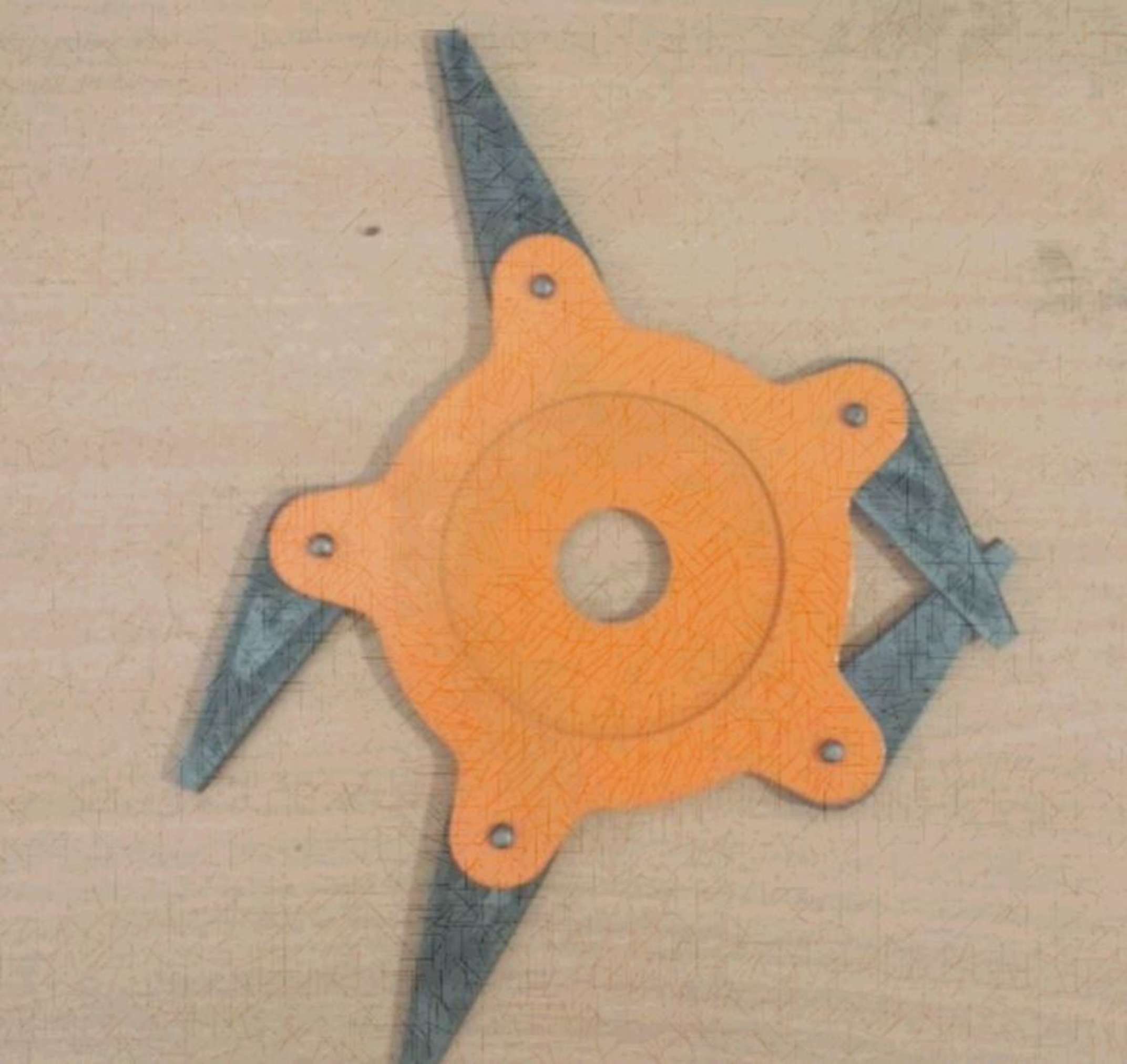 Нож мотокосы 5T (сегментный) KOSA