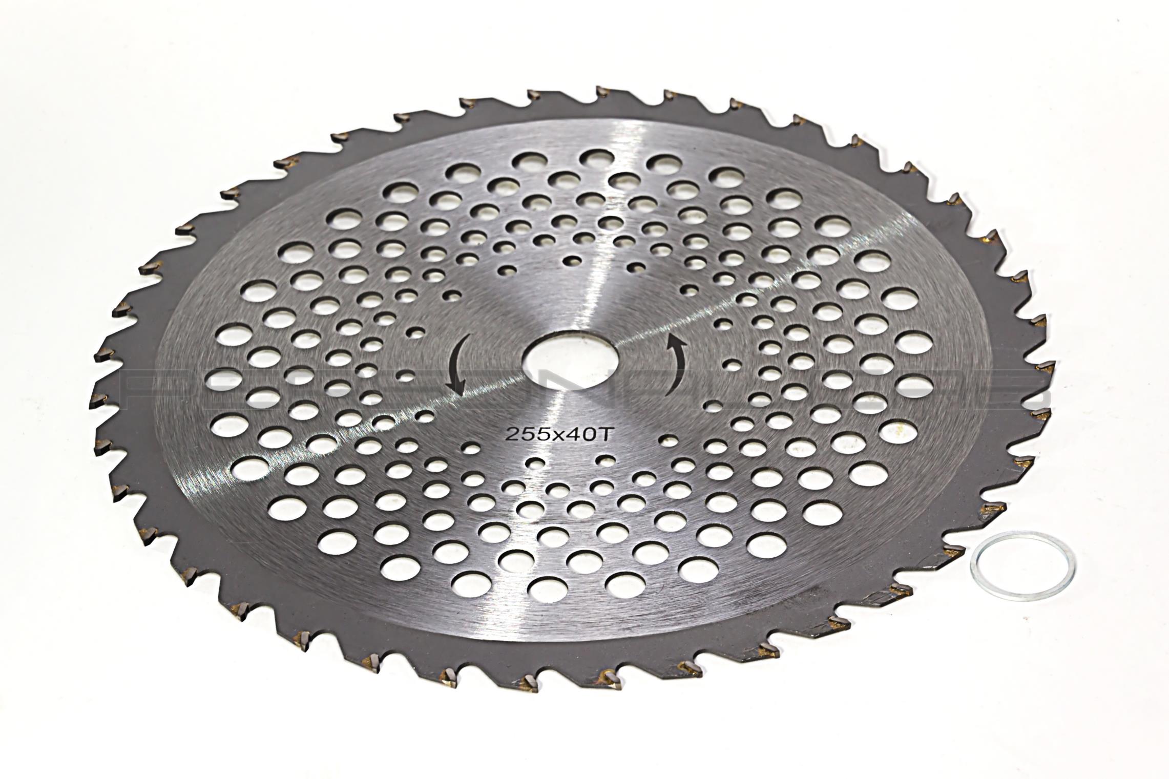 Нож мотокосы 40T (Ø255/25.4 mm) (победитовые зубья) EVO