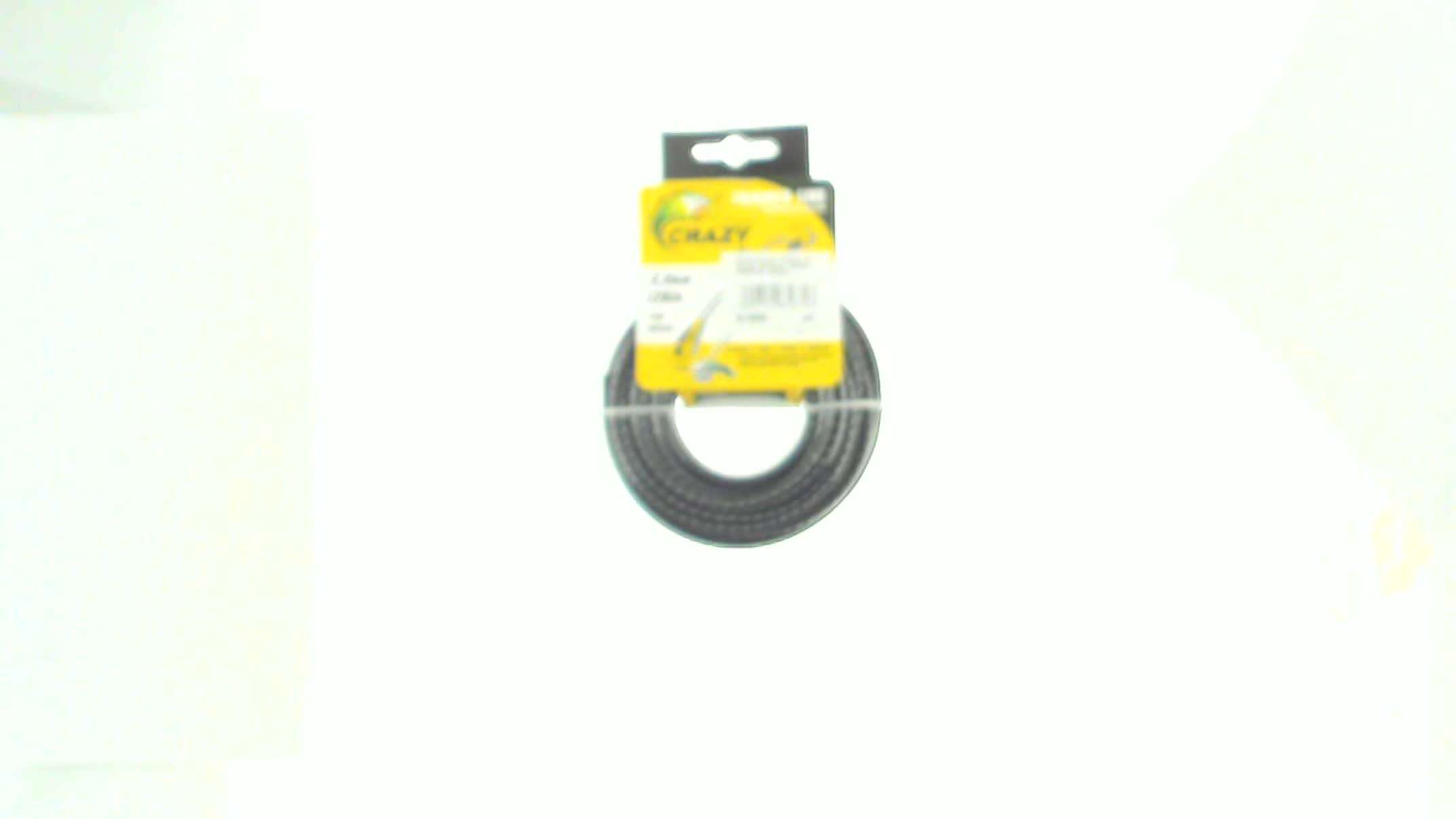 Леска мотокосы Ø3,0mm, 15 метров (крокодил, черная) FORESTER (mod A)