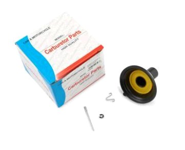 Мембрана карбюратора (с заслонкой) 4T GY6 50 (Ø16mm, основная + игла) EVO