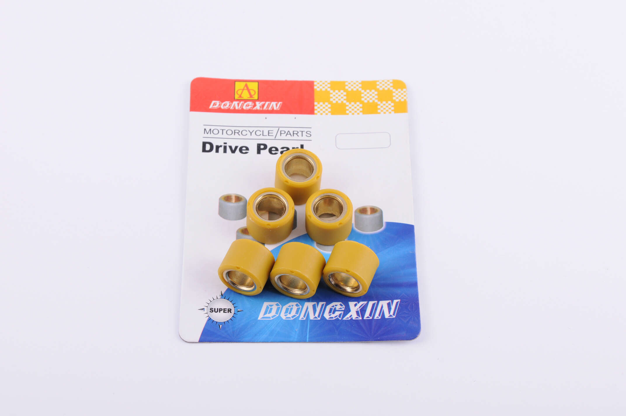 Ролики вариатора 4T GY6 125/150 18*14 16,0г (желтые) DONGXIN
