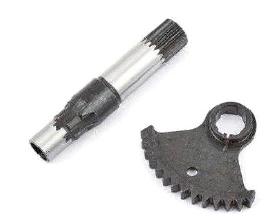Сектор заводной МИНСК (+вал кикстартера) STEEL MARK