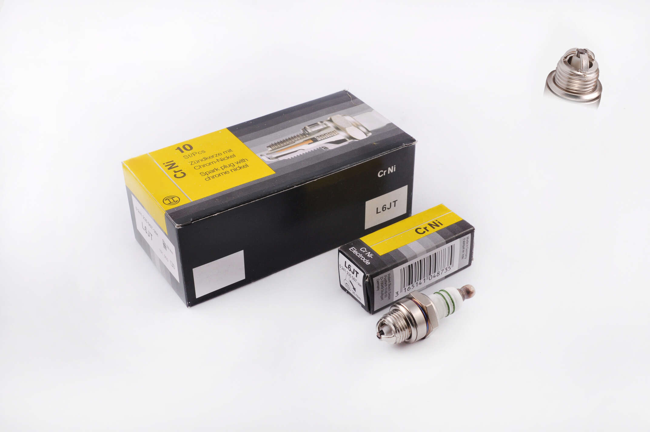 Свеча б/п 3-х электродная L6TJC M14*1,25 9,5mm BSC