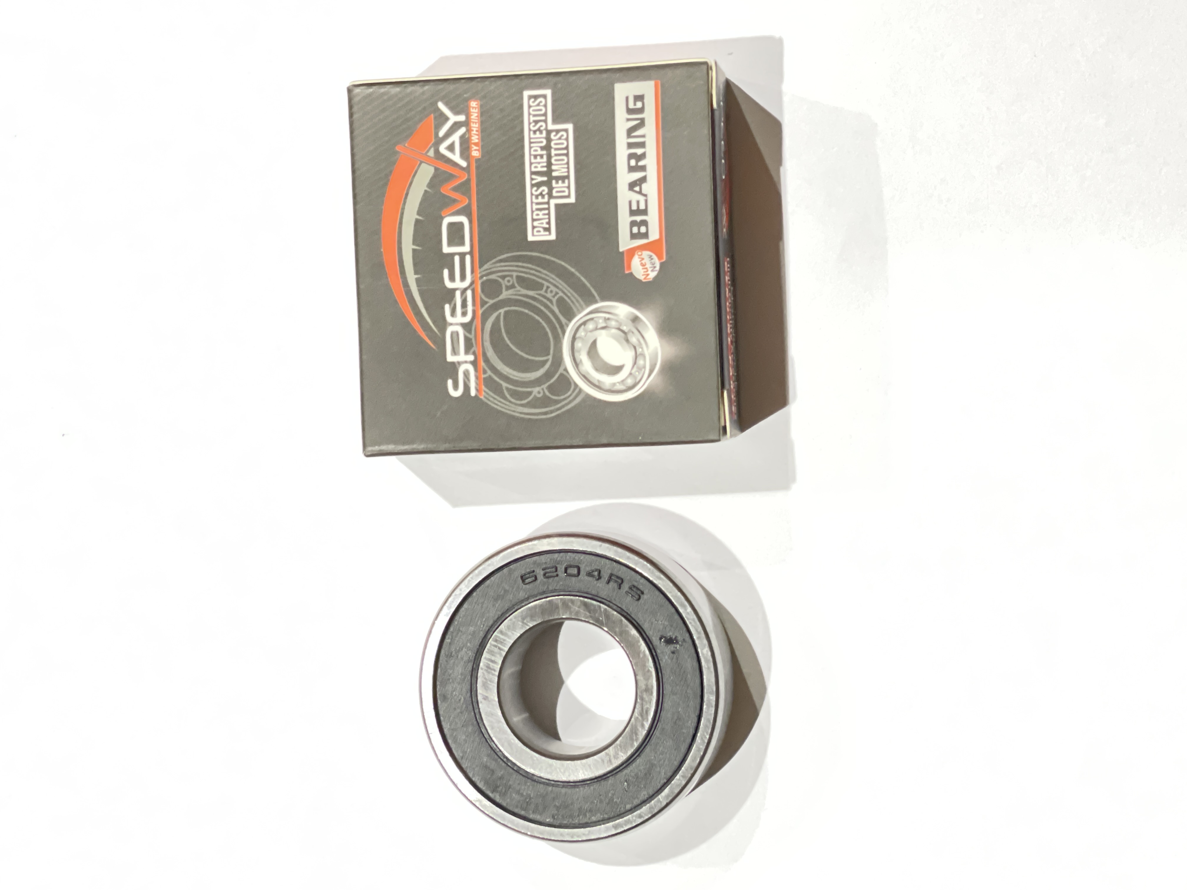 Подшипник коленвала 6204-2RS 20*47*14 (Honda TACT, Suzuki AD) (Китай)