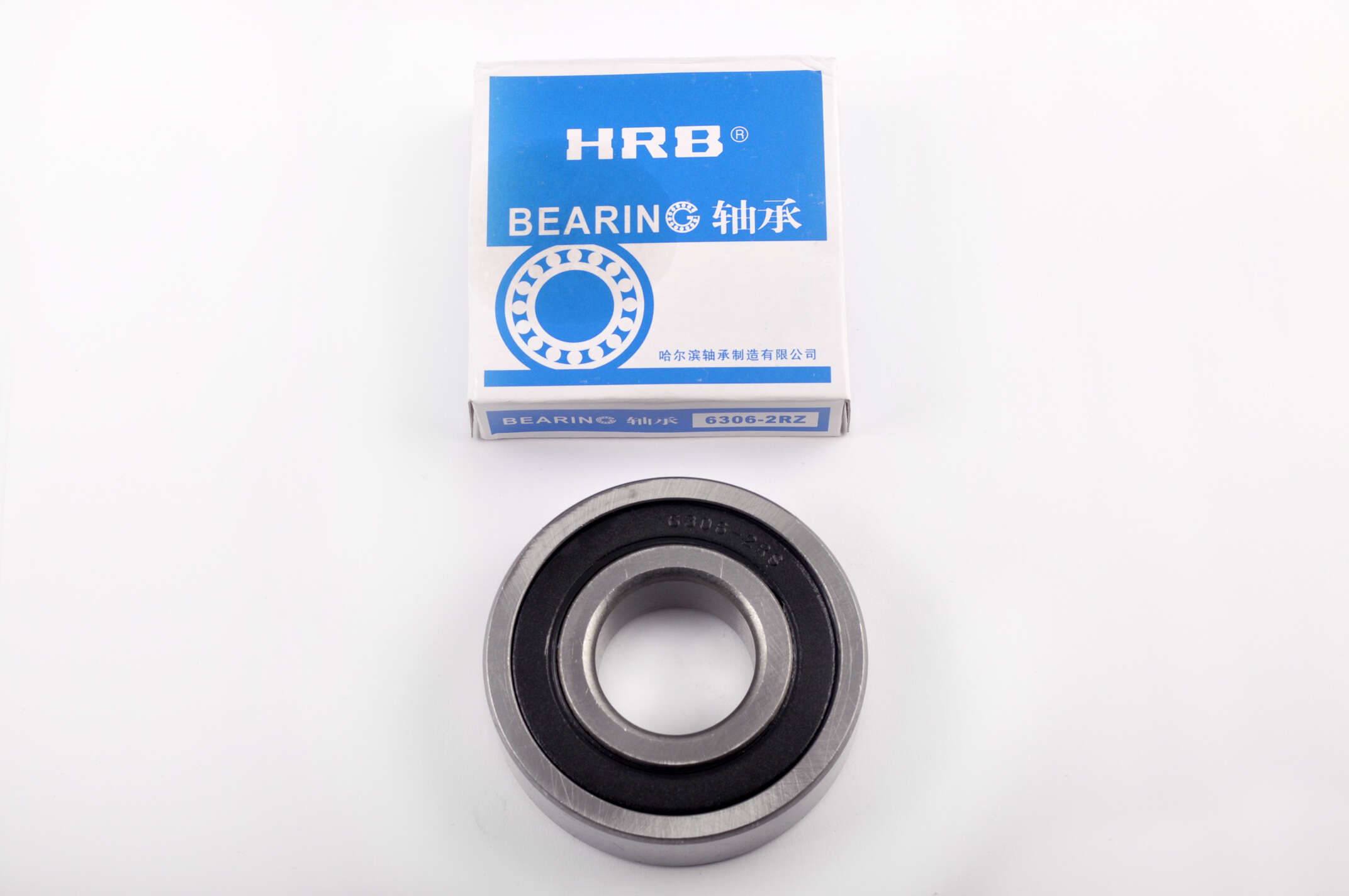 Подшипник коленвала 6306-2RS 30*72*19 (ЯВА 634 6V, 4T CG200/250) HRB