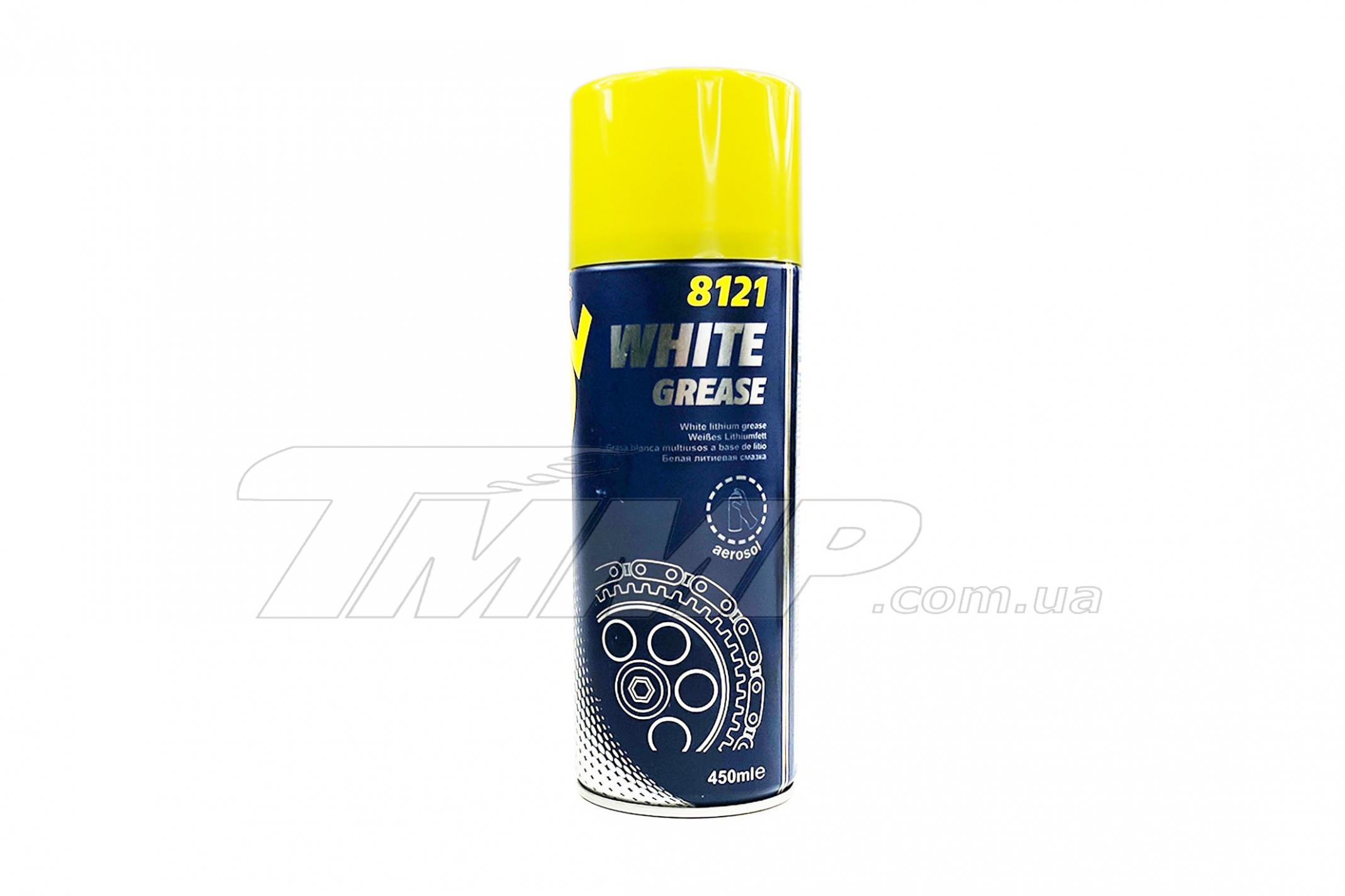 Смазка литиевая густая 450мл (белая) (8121 White Grease) MANNOL EVO