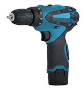 Шуруповерт аккумуляторный KRAISSMANN 1500 ABS 12/2 Li 12 В, 1500 мА, 1300 об/м, патрон 10 , подсветка, кейс, 2 АКБ VRL