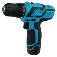 Шуруповерт аккумуляторный KRAISSMANN 2500 ABS 12/2 Li 12 В, 2500 мА, 1400 об/м, Две АКБ, кейс, индикатор остатка заряда АКБ, подсветка VRL