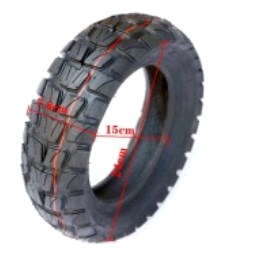 Шина гироскутер 255 x 80 E-bike (10x3,0-6 / 80/65-6) HT-004 TL Off Road (для Kugoo M4 Zero10x Dualtron Scooter) LTK