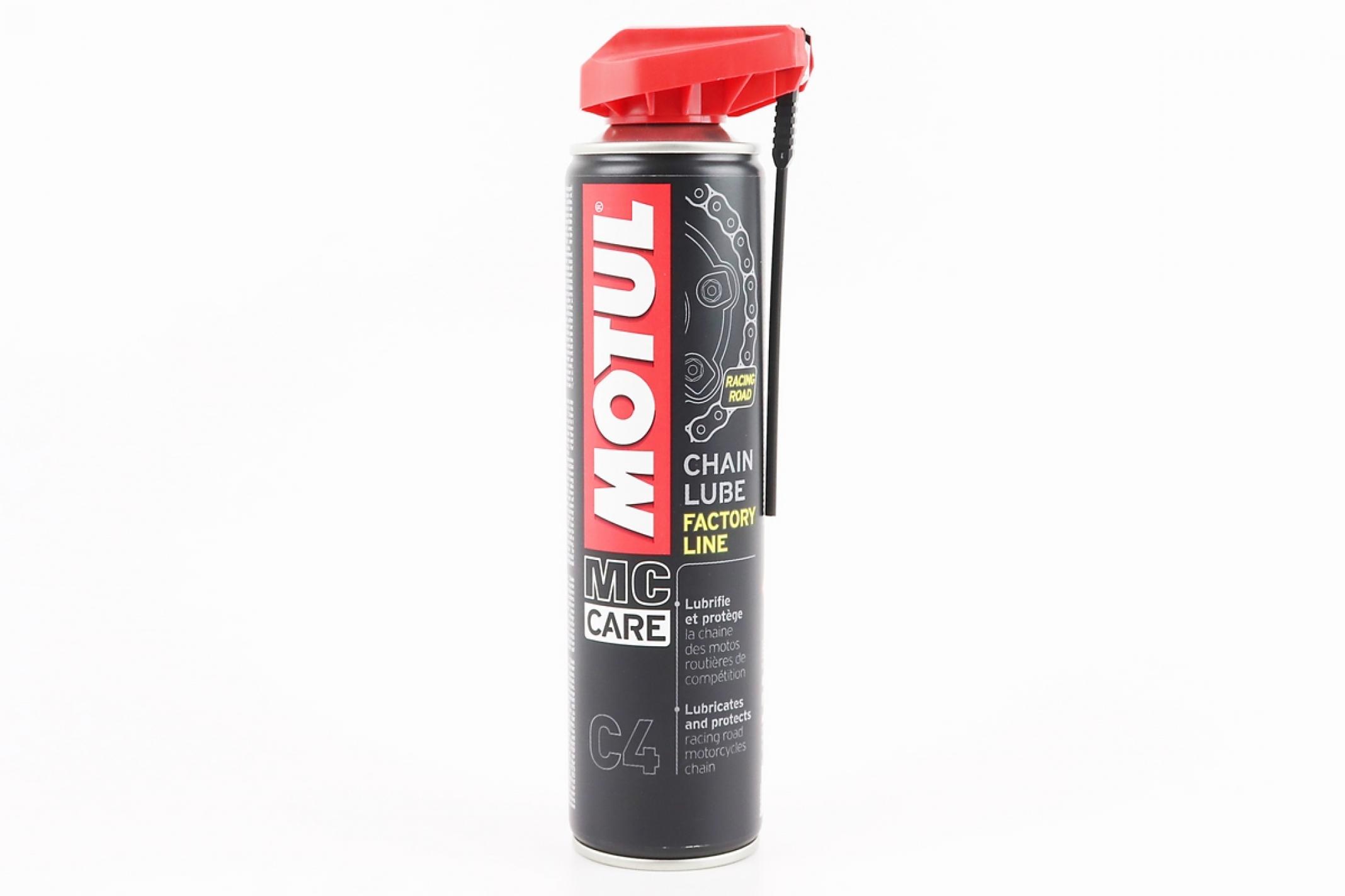 Смазка для приводных цепей (белая) C4 Chain Lube OFF ROAD, Аэрозоль 400ml KS