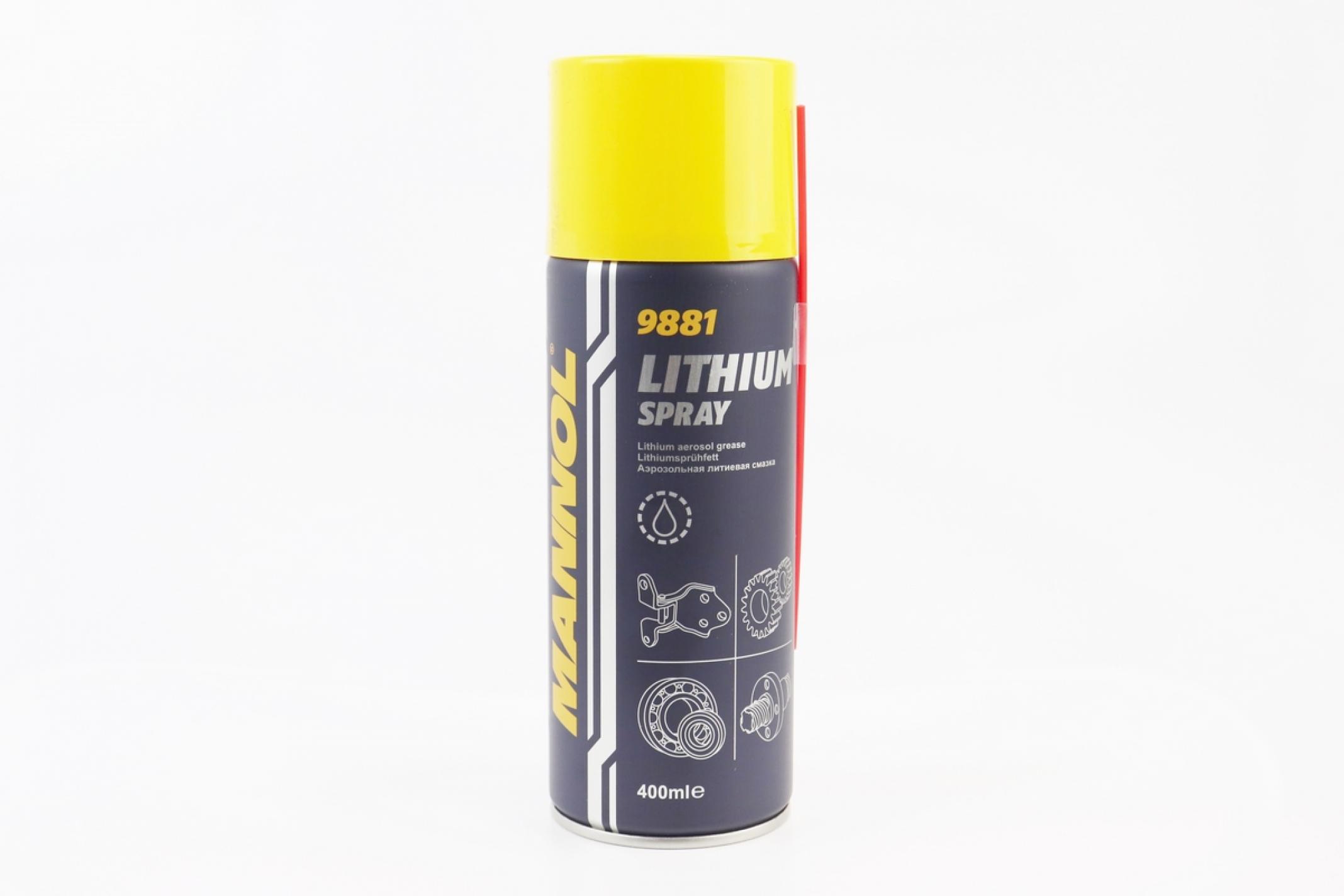 Смазка цепи MANNOL (400 ml) (спрей) литиевая 9881 KS