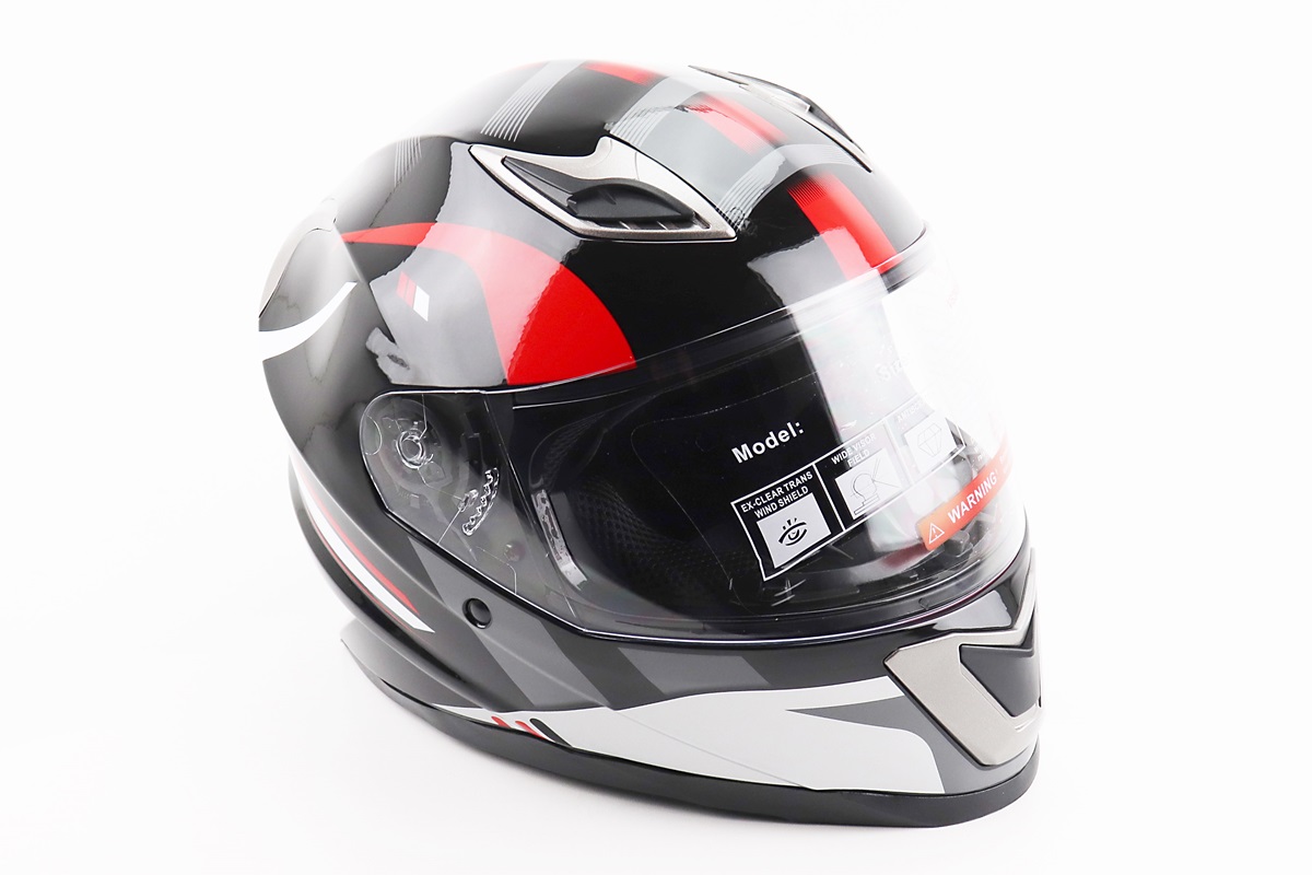 Шлем-интеграл BLD-M62 М (57-58см), ЧЕРНЫЙ/БЕЛО-КРАСНЫЙ KS-2