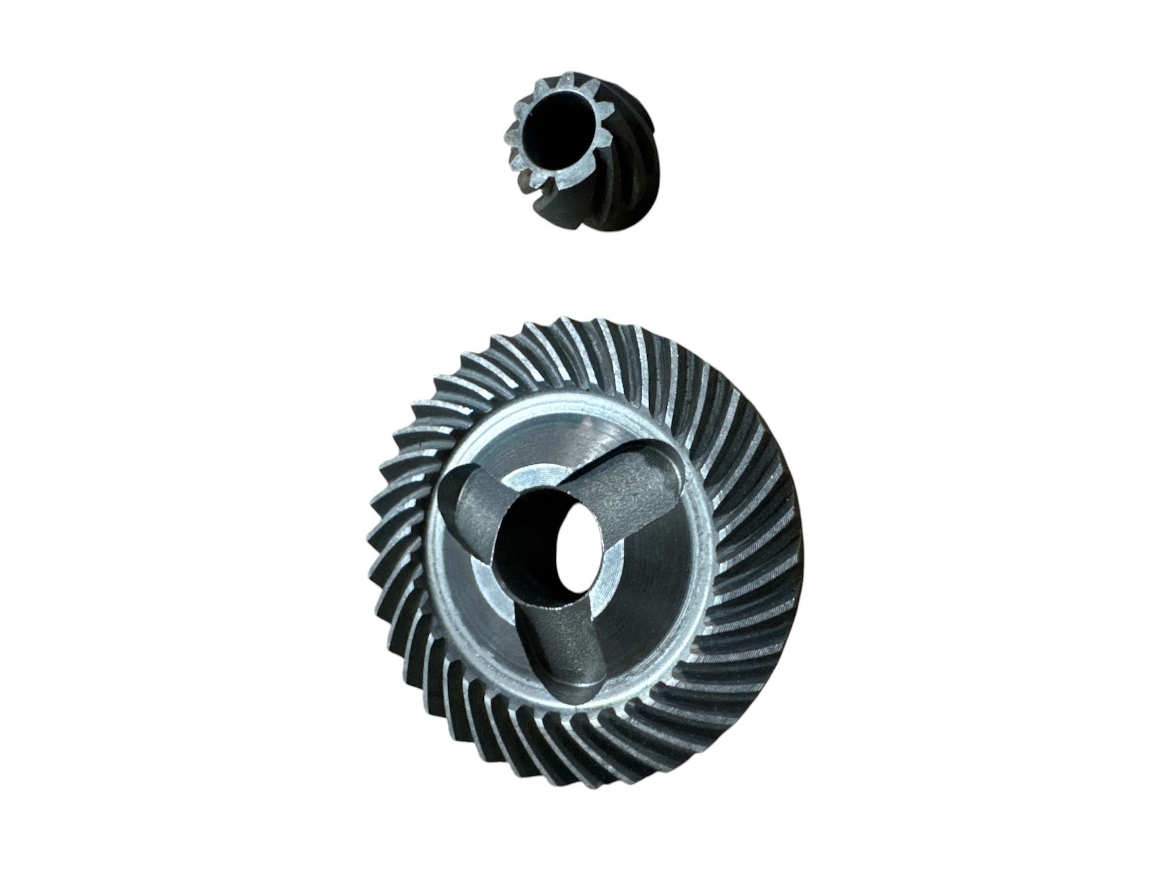 Шестерни редуктора болгарки Bosch 125 (косая) (Dвн.-11,5*Dнар.-47*dвн.-8*hмал.-16)(пара) AZT