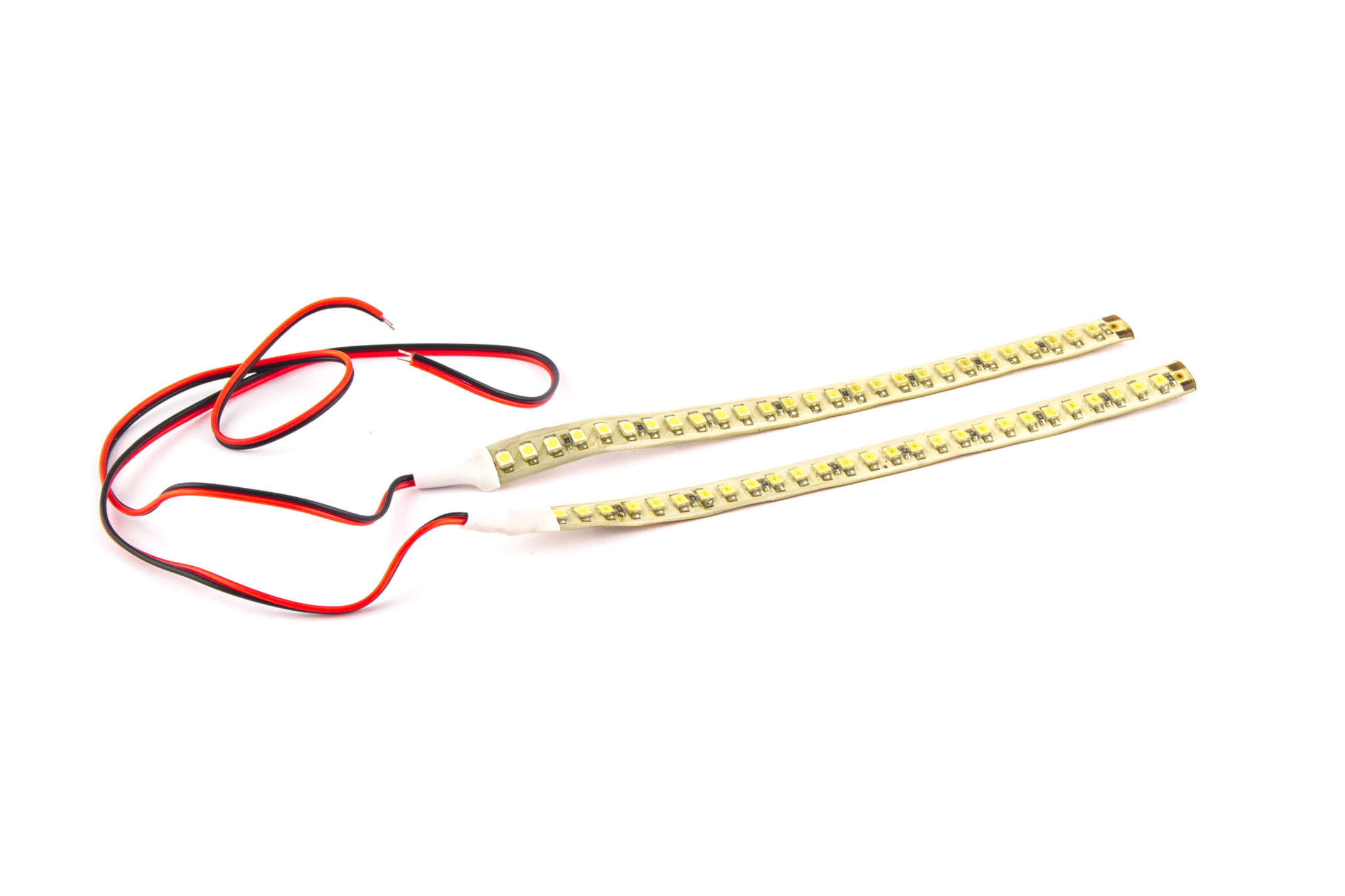 Лента светодиодная SMD 3528 (белая, влагостойкая, 27 кристаллов, сверхъяркая, 15 см) PLT