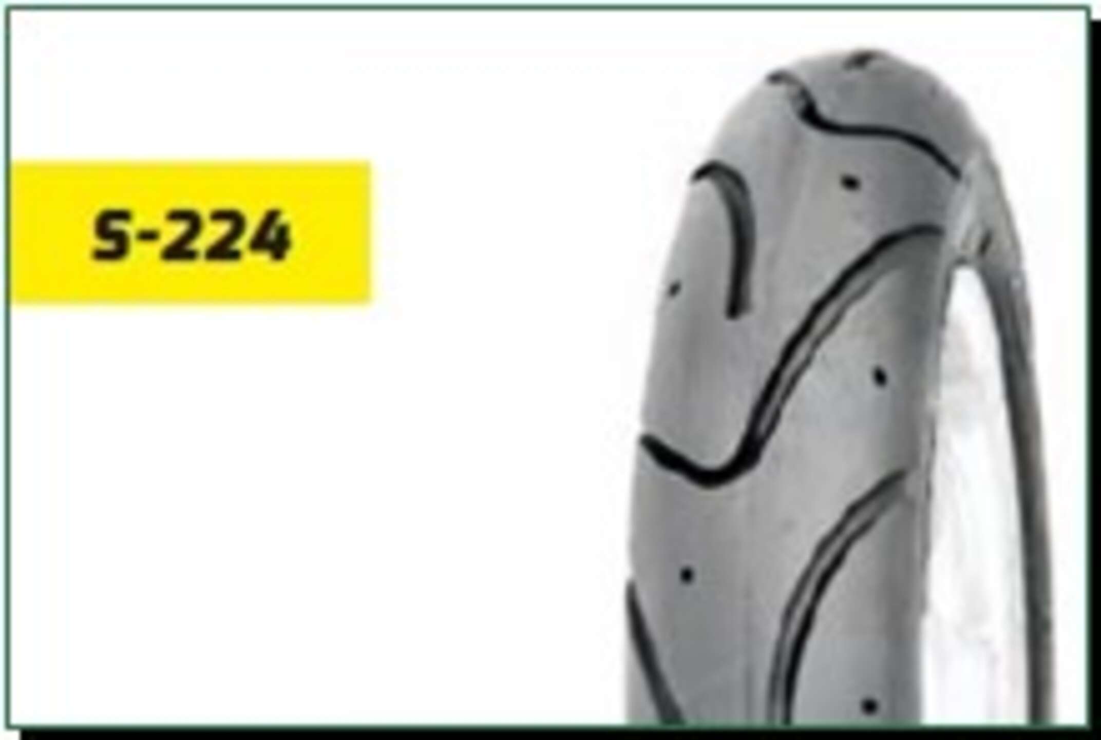 Мотошина 100/90 -10 TL (DELI S-224 TL, бескамерная) LTK