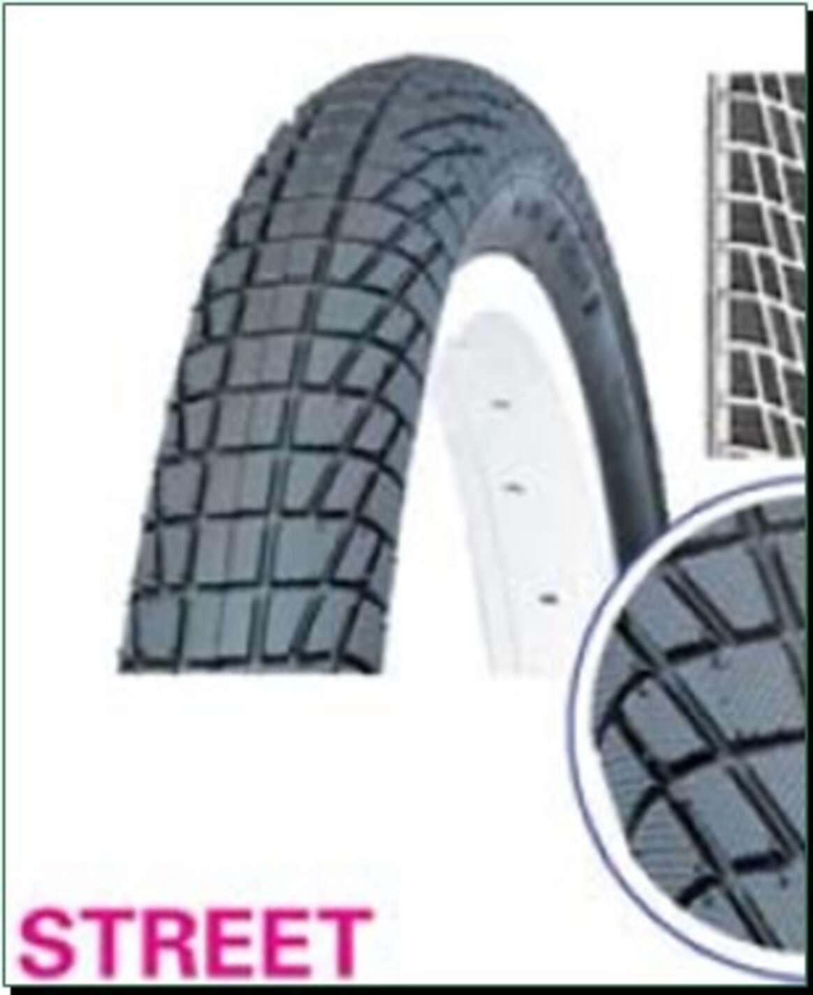 Велосипедная шина 20 * 1,95 (54-406) (DSI SRI-45) DSI-Шри Ланка (#LTK)