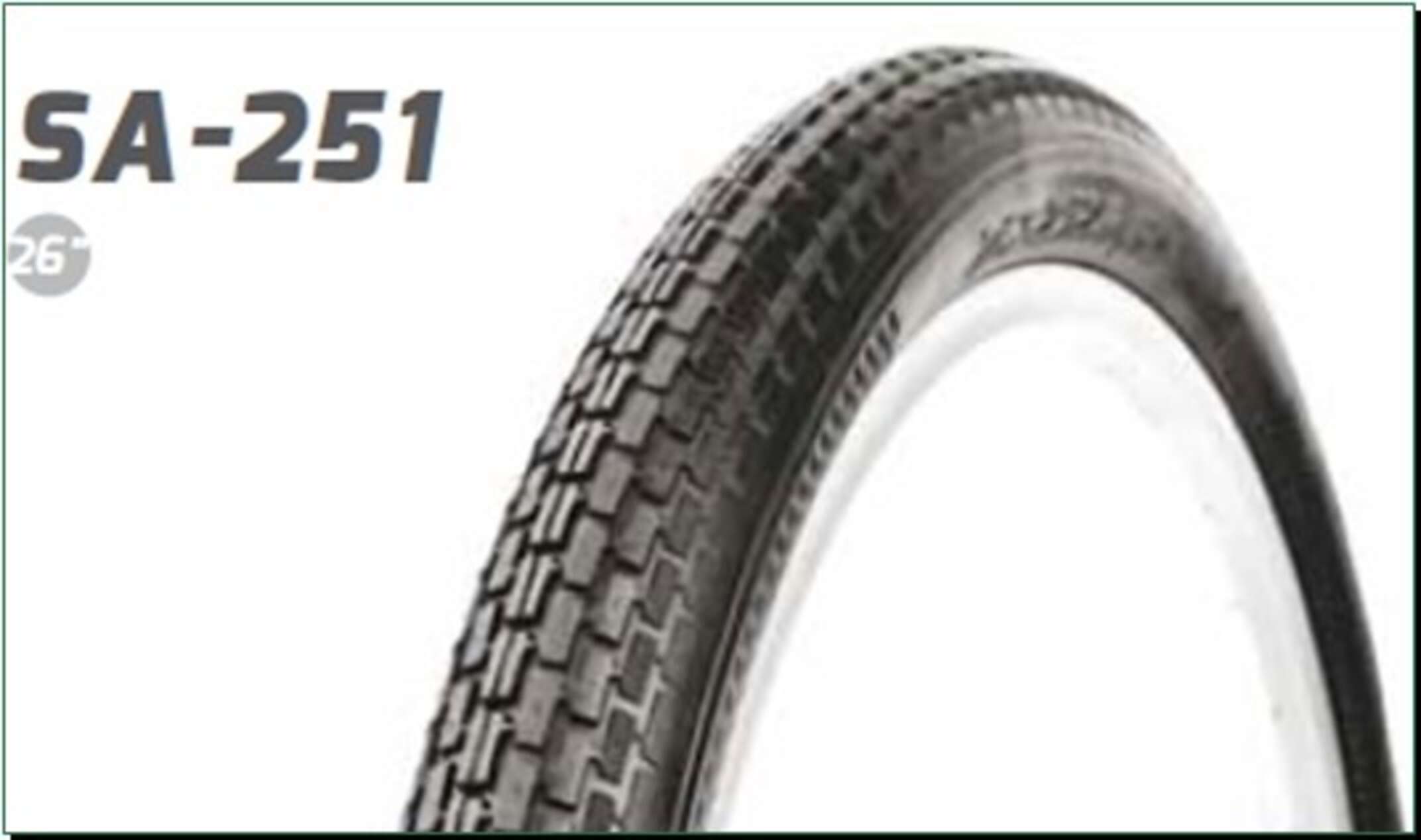 Велосипедная шина 26 * 2,125 (S-251 Blue strip) Delitire-Индонезия (#LTK)