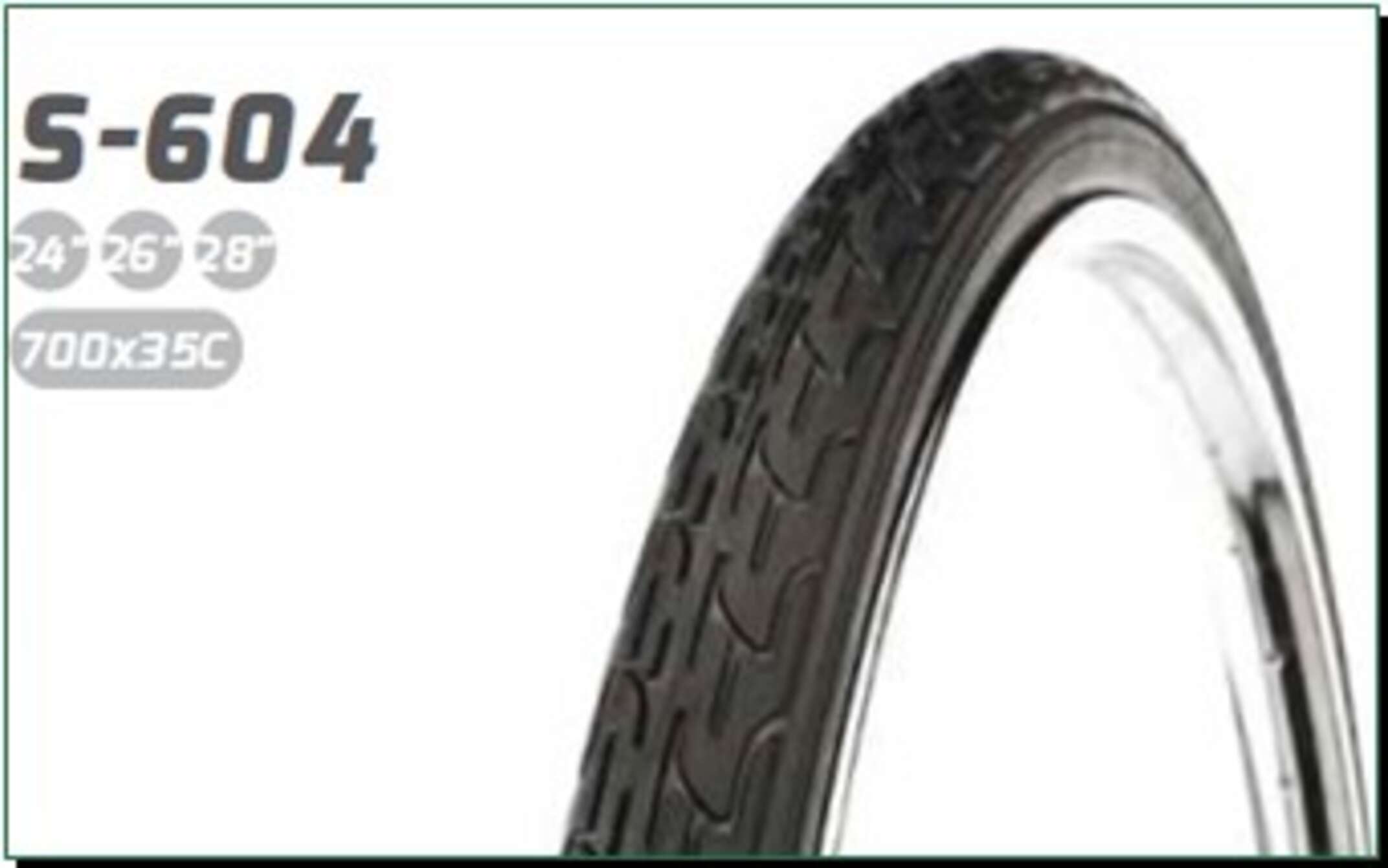 Велосипедная шина 24 * 1 3/8 (37-540) (Серая Н-435) Chao Yang-Top Brand (#LTK)