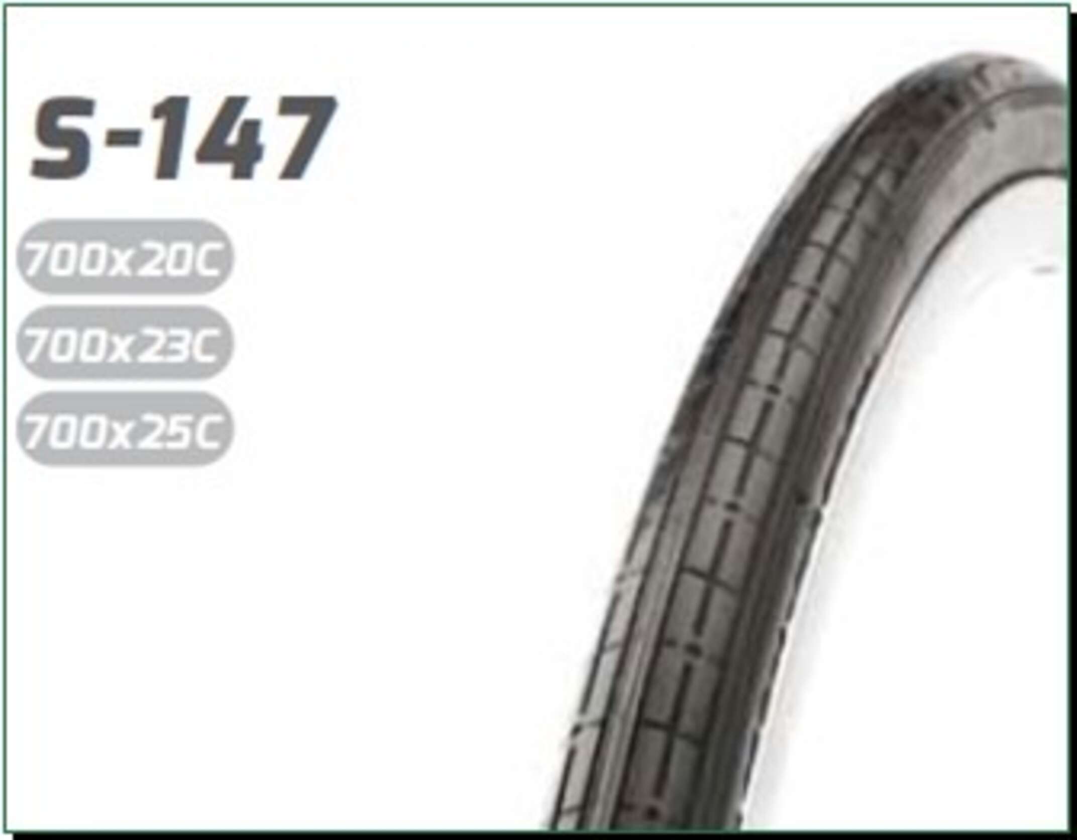 Велосипедная шина 28 (700 * 25C) (25-622) (S-147 blk/red strip LABEL CARD) Delitire-Индонезия (#LTK)