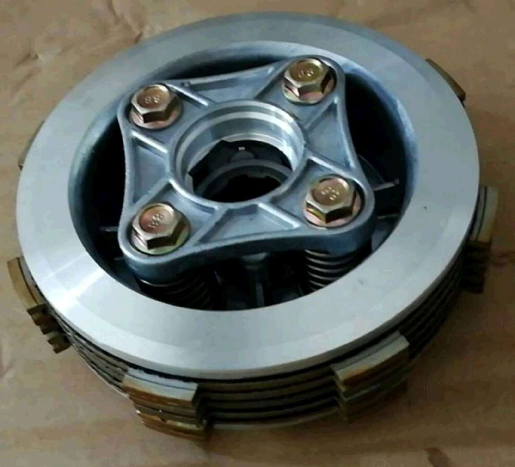 Диски сцепления (в сборе) 4T CG125 (диски, пружины, столик) JH
