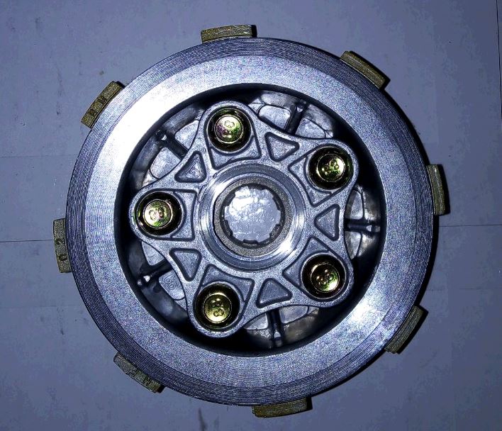 Диски сцепления (в сборе) 4T CG125 (5 болтов) (диски, пружины, столик) JH