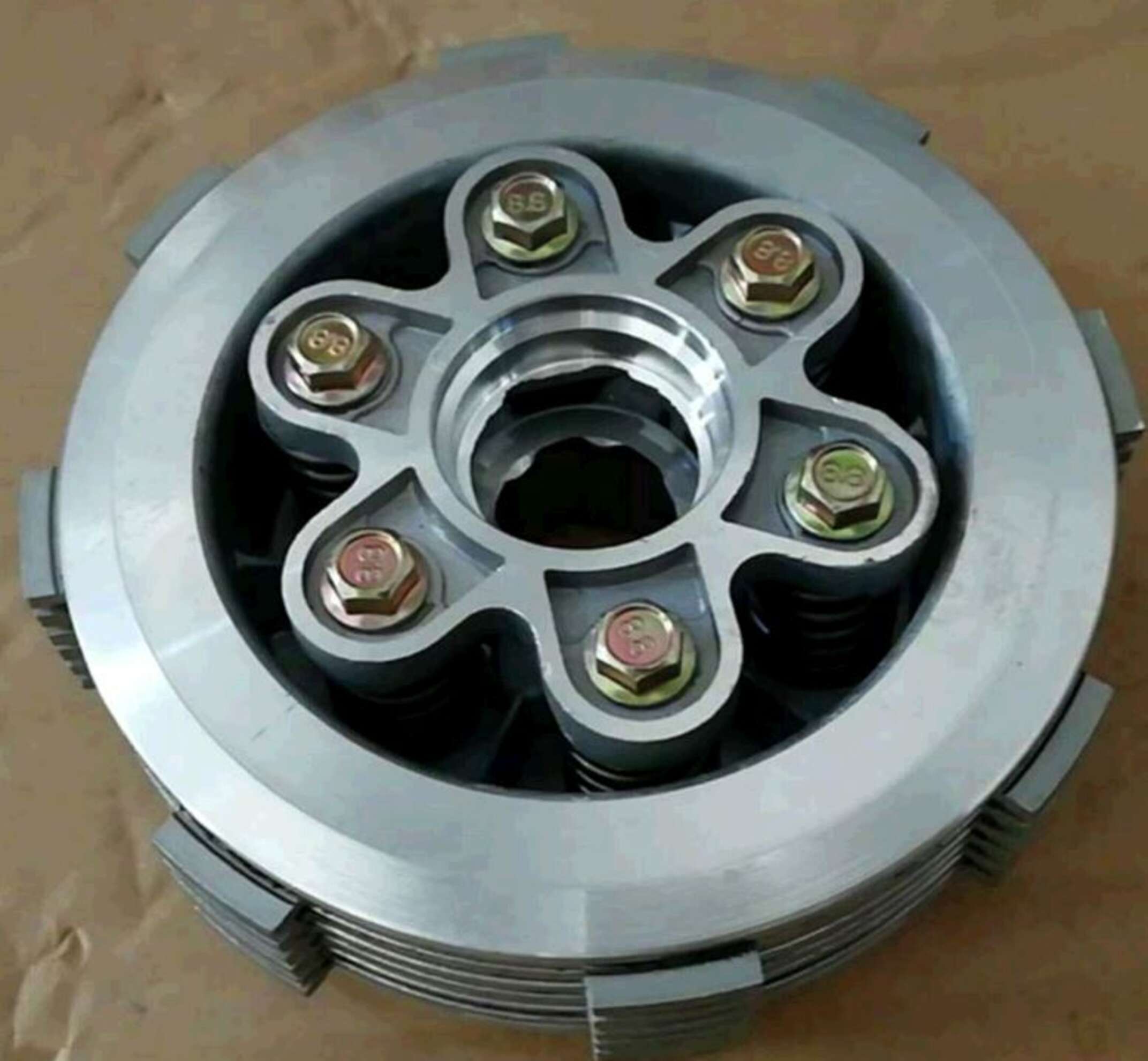 Диски сцепления (в сборе) 4T CG150 (диски, пружины, столик) JH