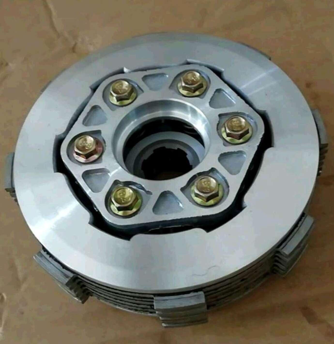 Диски сцепления (в сборе) 4T CG150 (диски, пружины, столик) (расширенная) JH