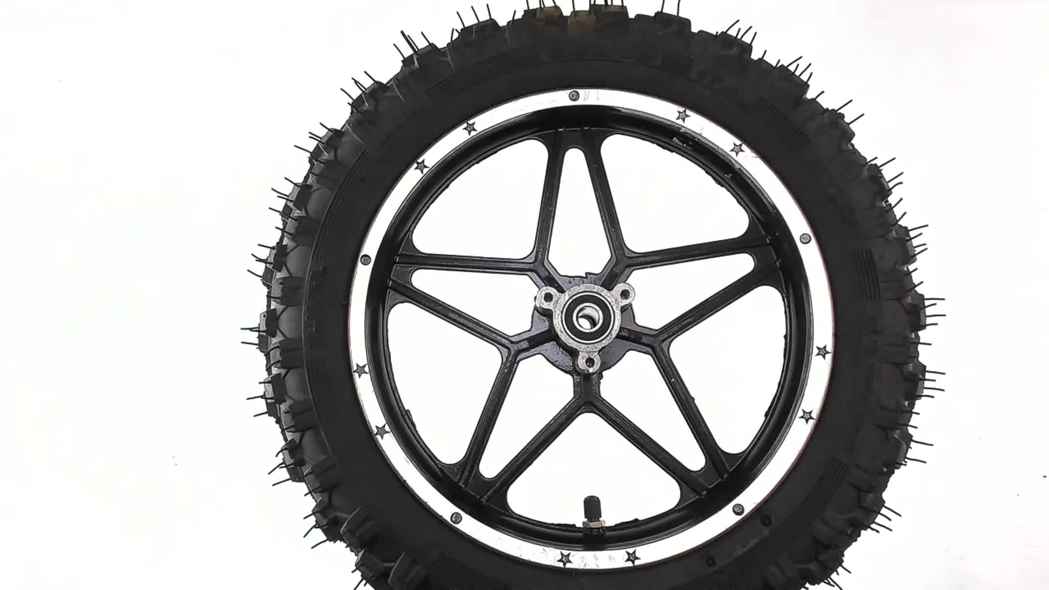 Колесо (в сборе) (универсальное) 2,50 *10 TT (камерное, литое) PITBIKE VV