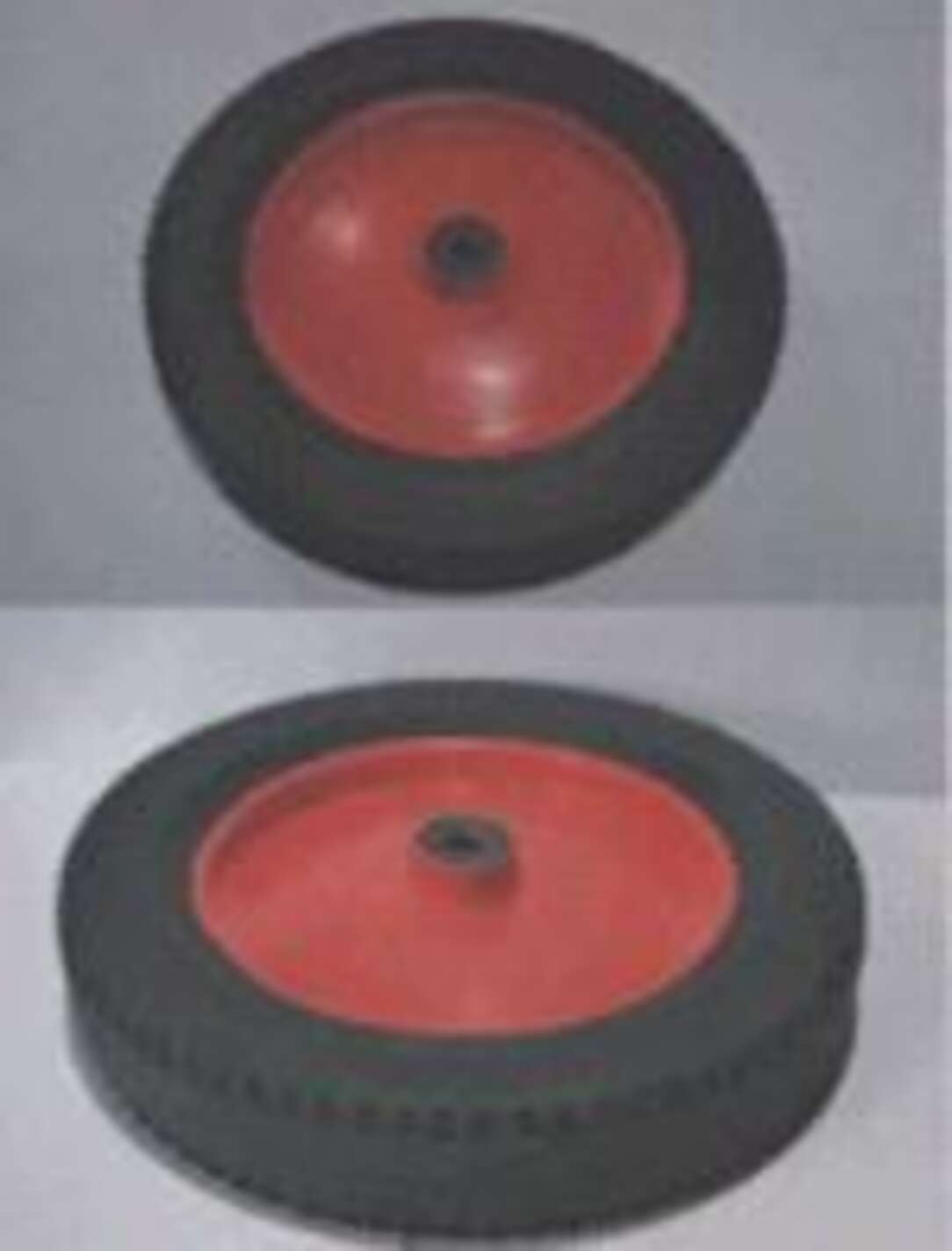 Колесо 4,00 -8 TL (бескамерное, под ось d-20мм) (красное) MRHD