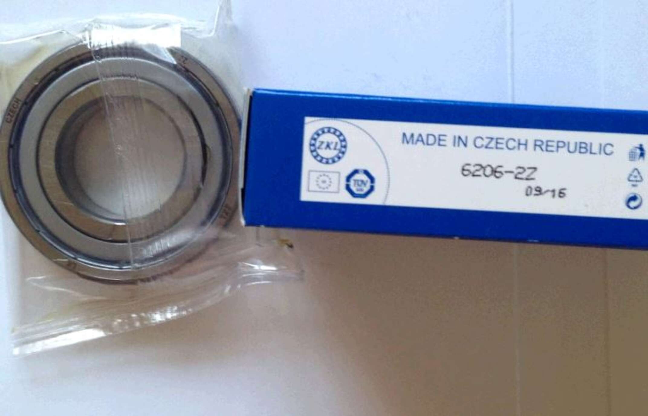 Подшипник коленвала 6206-ZZ (30*62*16) (к-л ЯВА, ступица ATV-500) ZKL (ЧЕХИЯ) (#VCH)