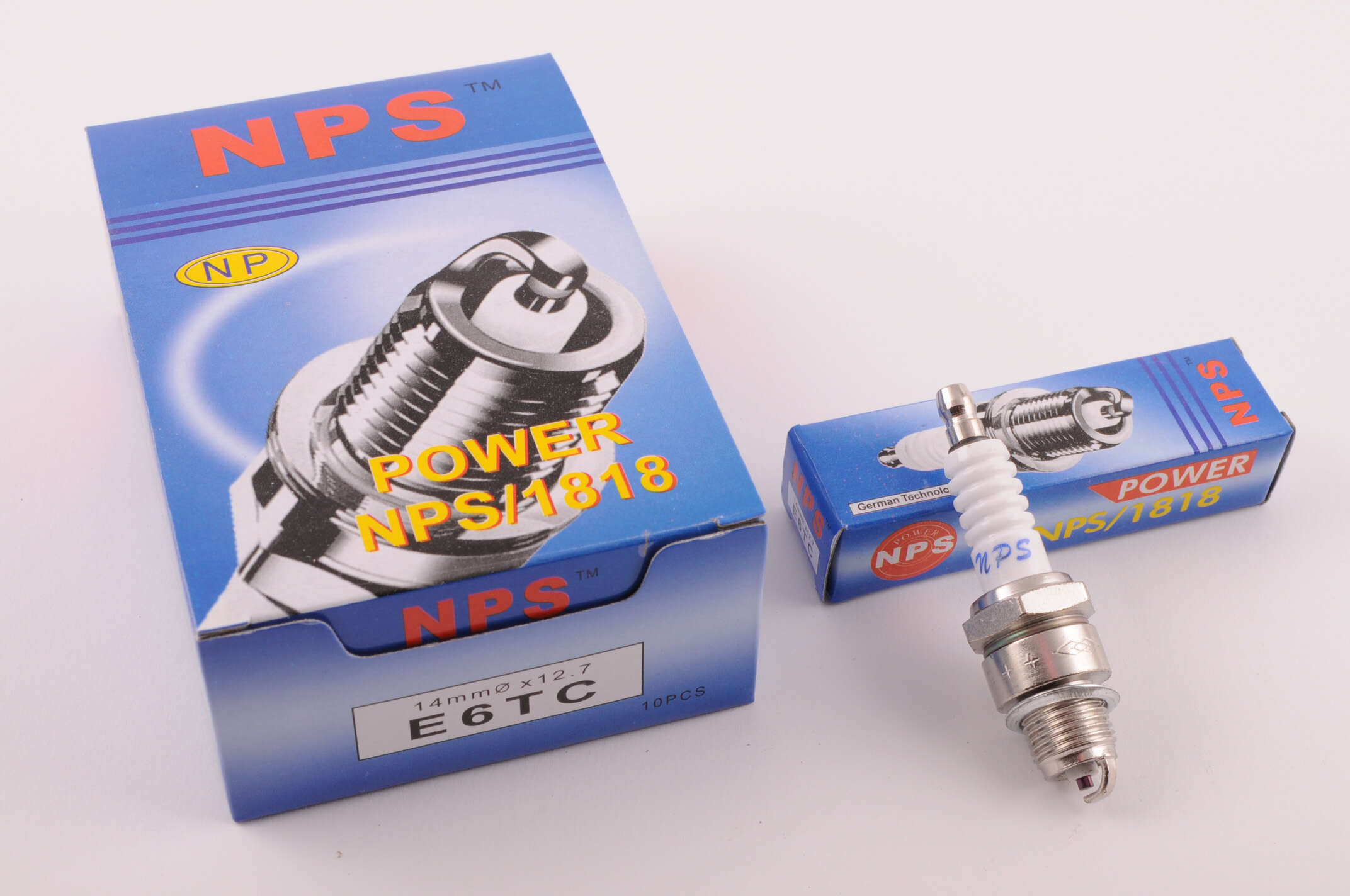 Свеча E6TC M14*1,25 12,7mm (2T скутеры 50-125сс) NPS 1818