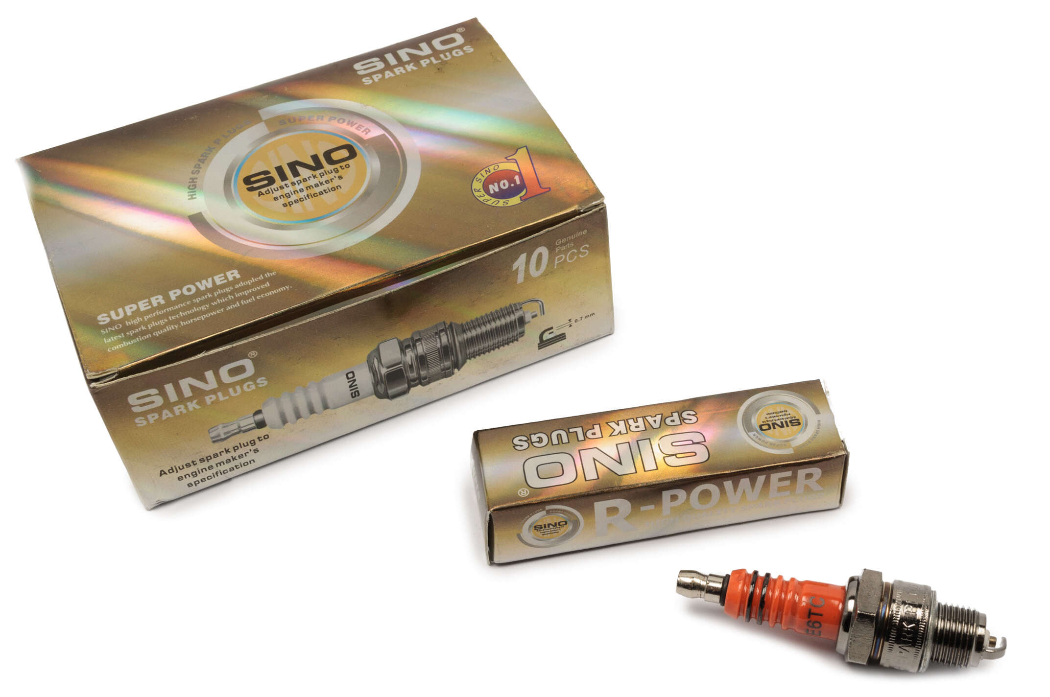 Свеча E6TC M14*1,25 12,7mm (2T скутеры 50-125сс) SINO