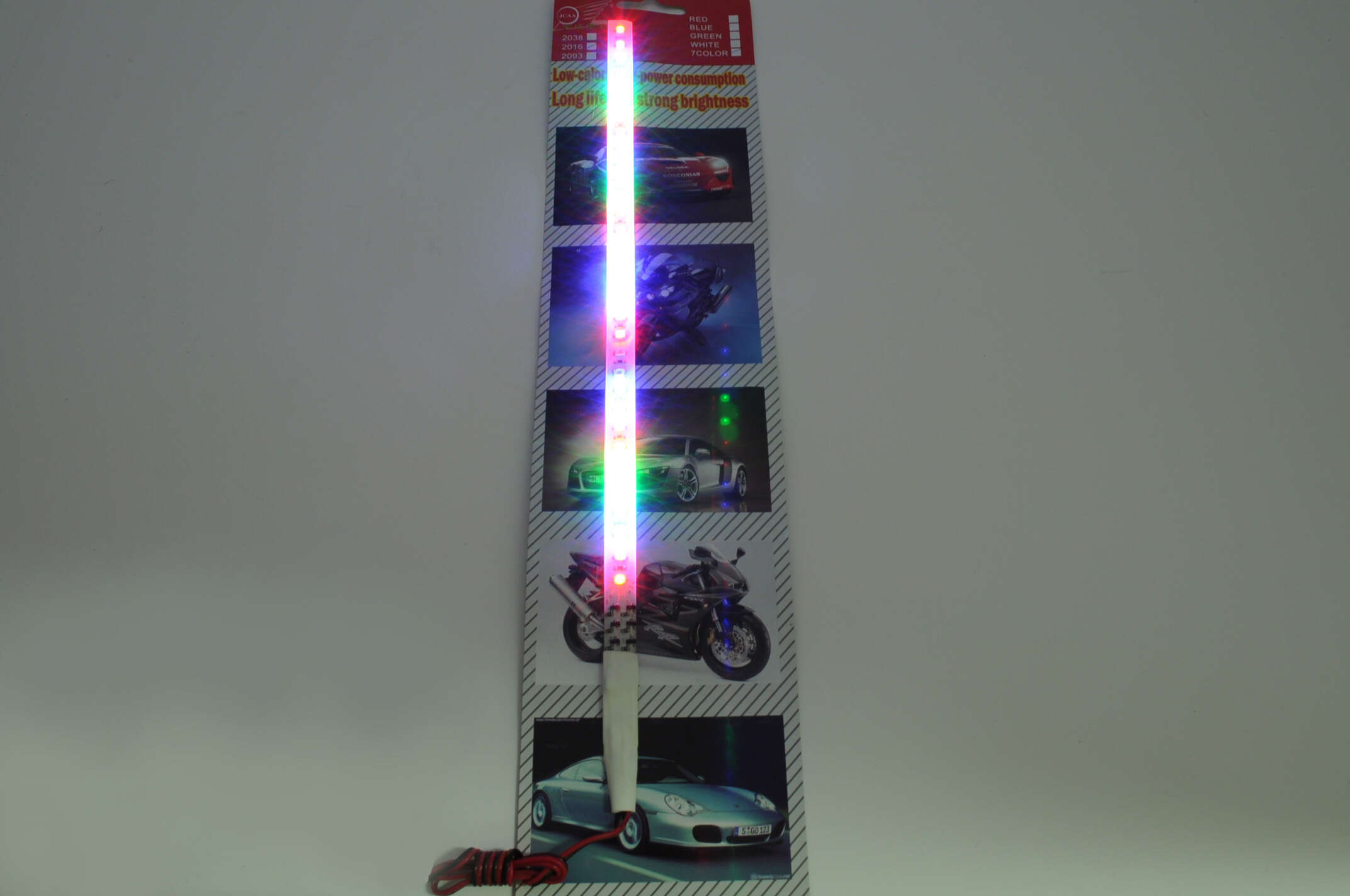 Лента светодиодная SMD (RGB, 32 кристалла, 30см, 20 программ) (mod:8016)