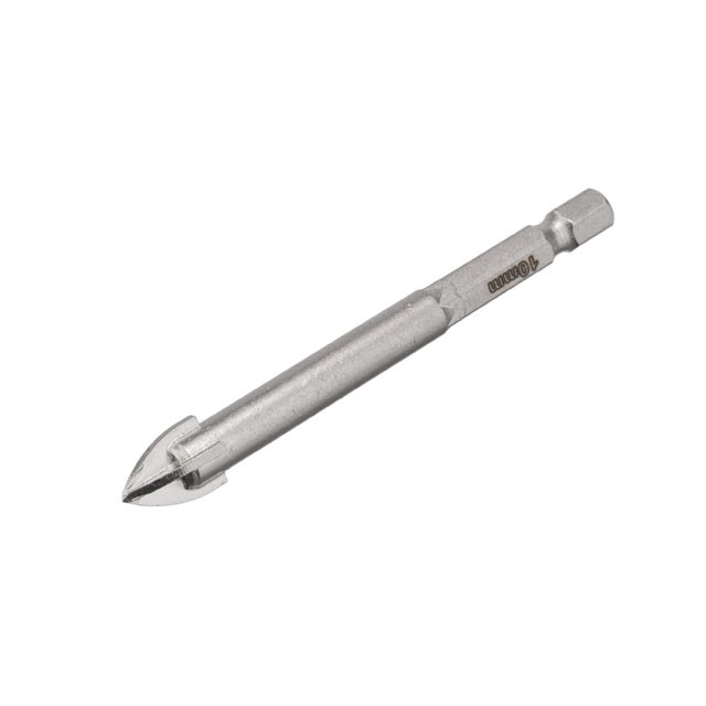 Сверло по стеклу и керамике 10 мм HEX 1/4 (6.35 mm)