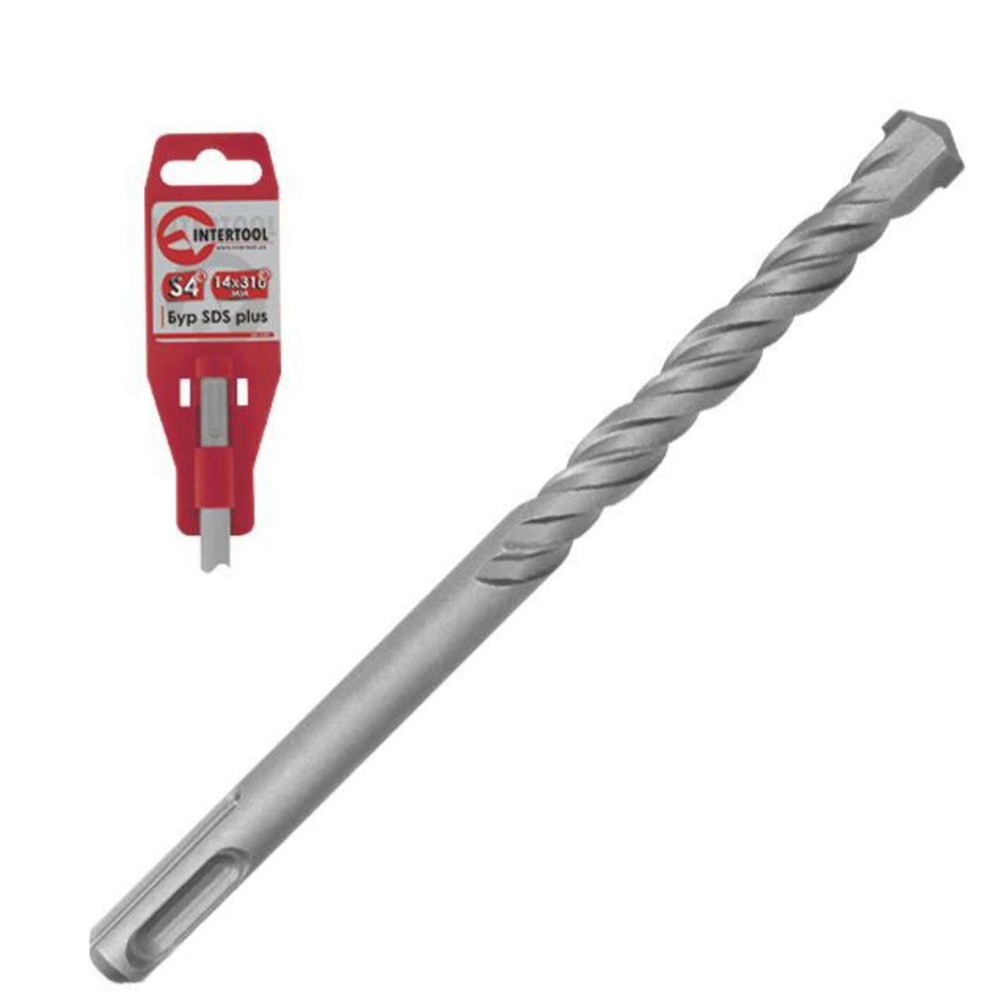 Бур SDS PLUS S4 22x450мм INTERTOOL