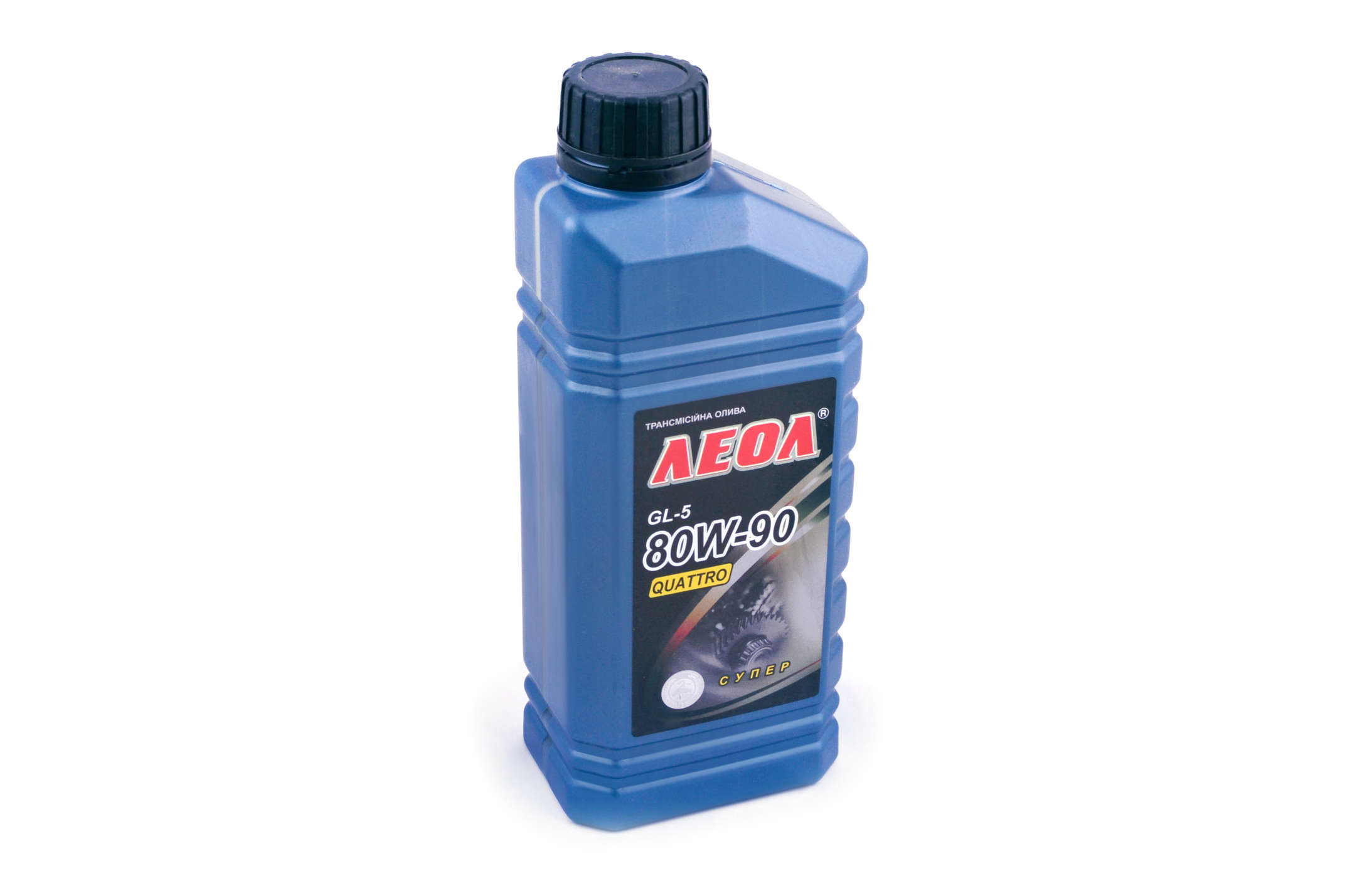 Масло трансмиссионное, 1л (SAE 80W-90, QUATTRO супер) ЛЕОЛ